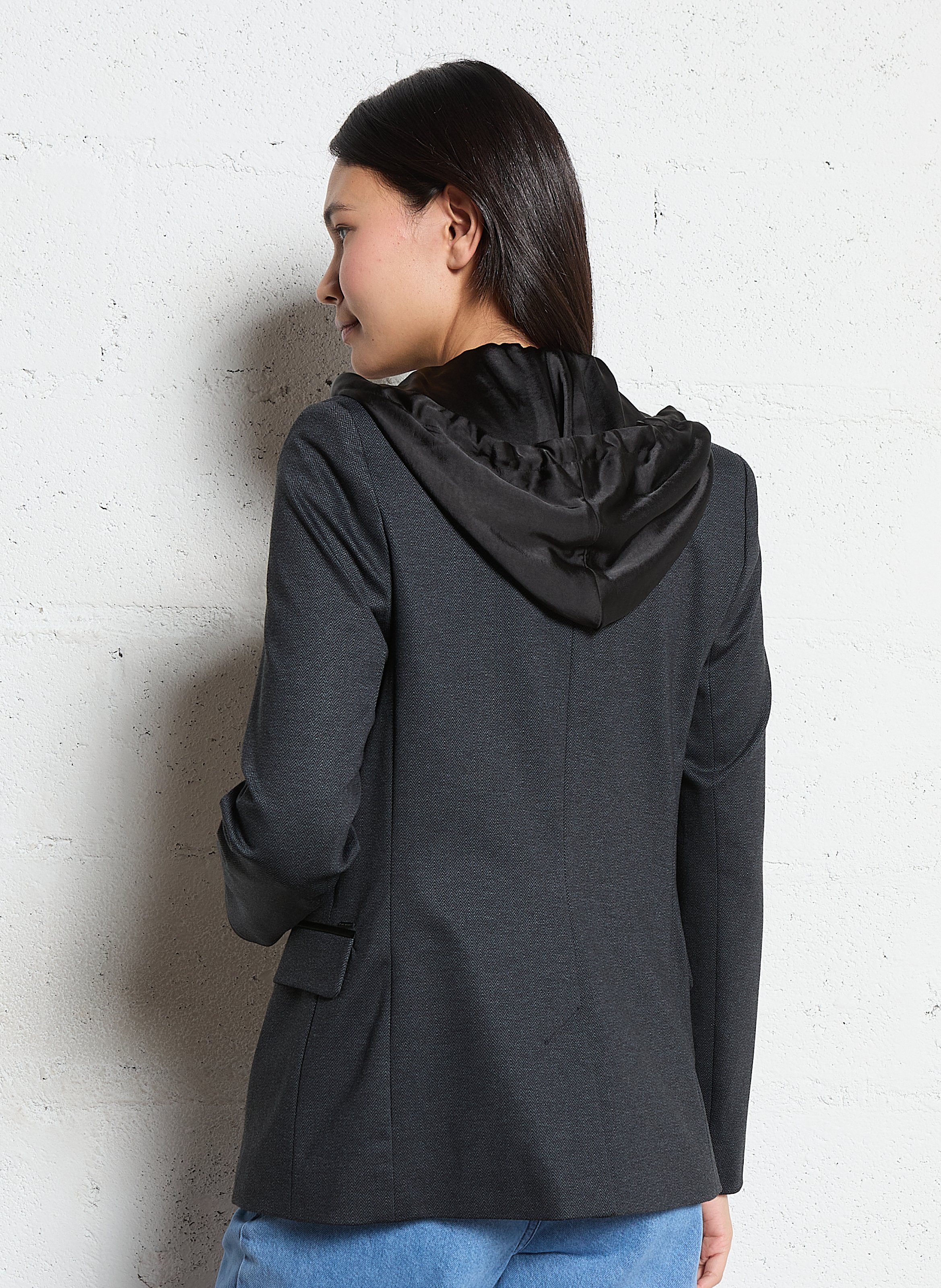 Fitted suit jacket IKKS Grey