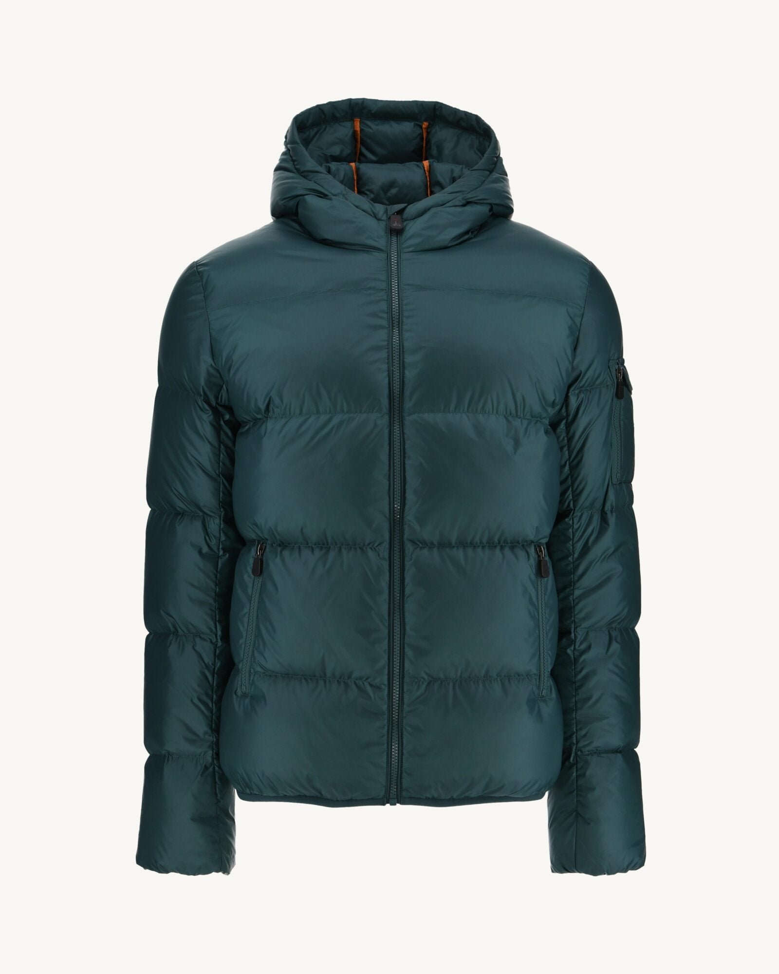 Java hooded puffer jacket for extreme cold JOTT Green