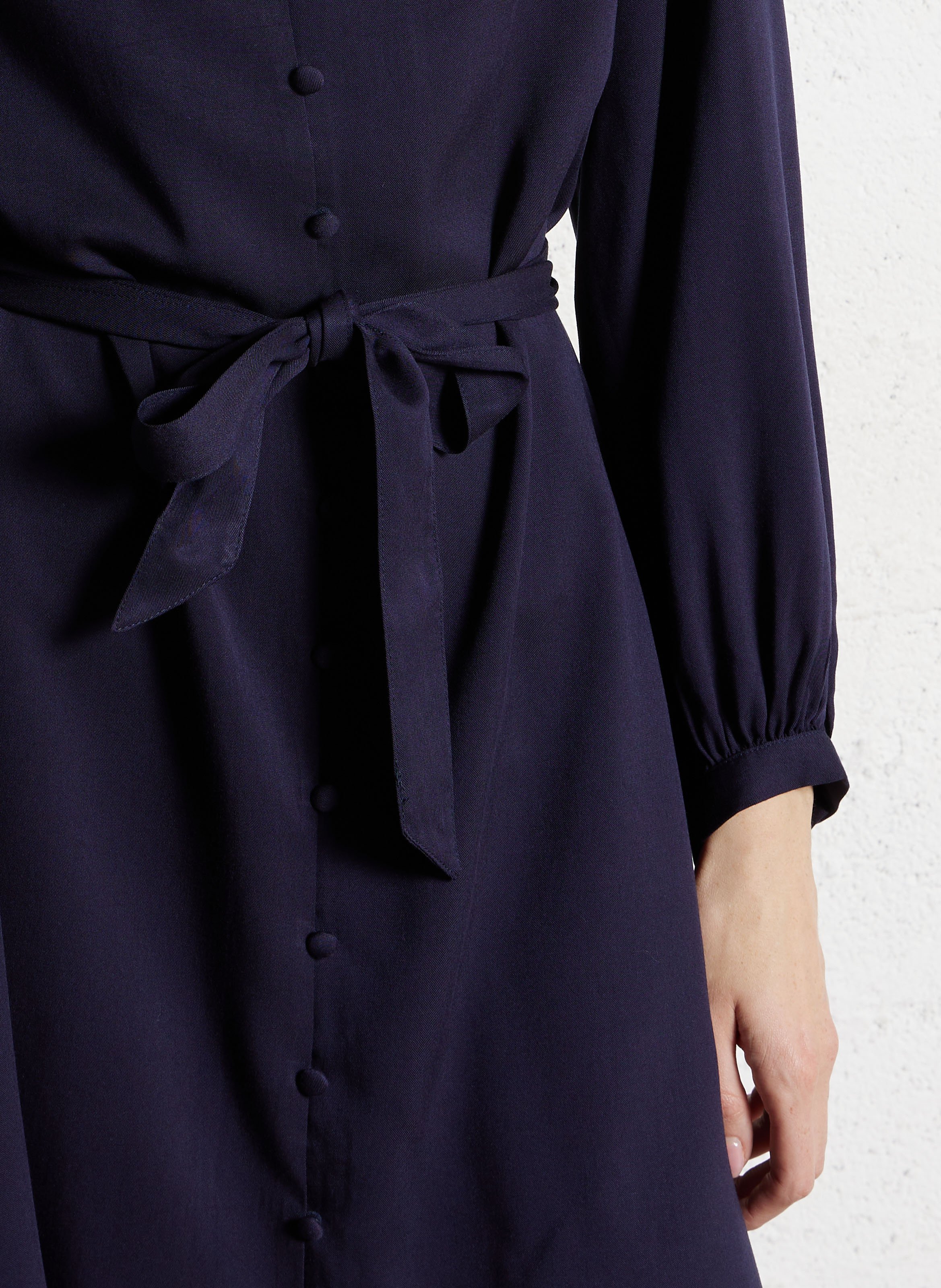 Korte jurk met kraag LA PETITE ETOILE Blauw