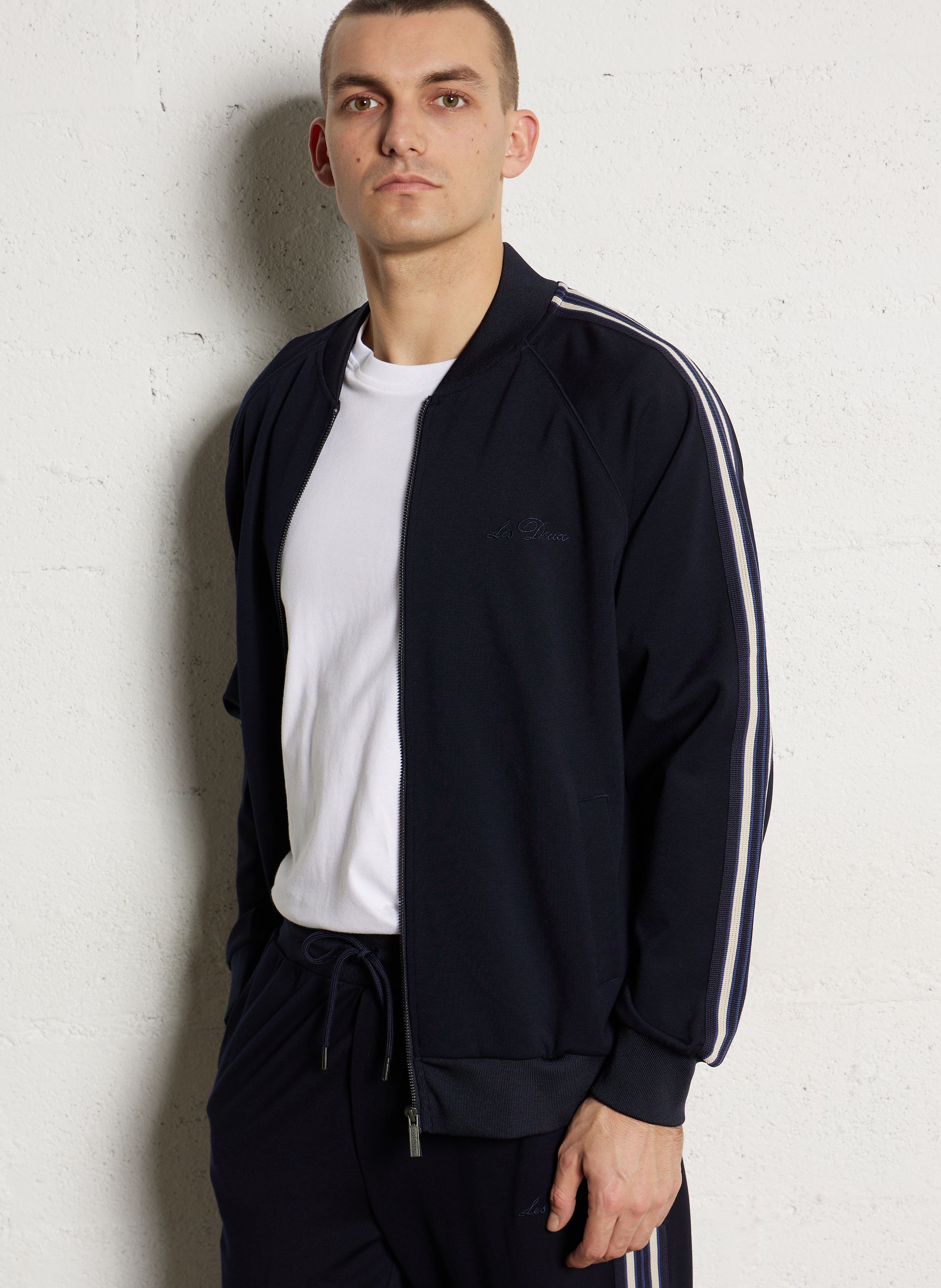 Veste col teddy LES DEUX Bleu