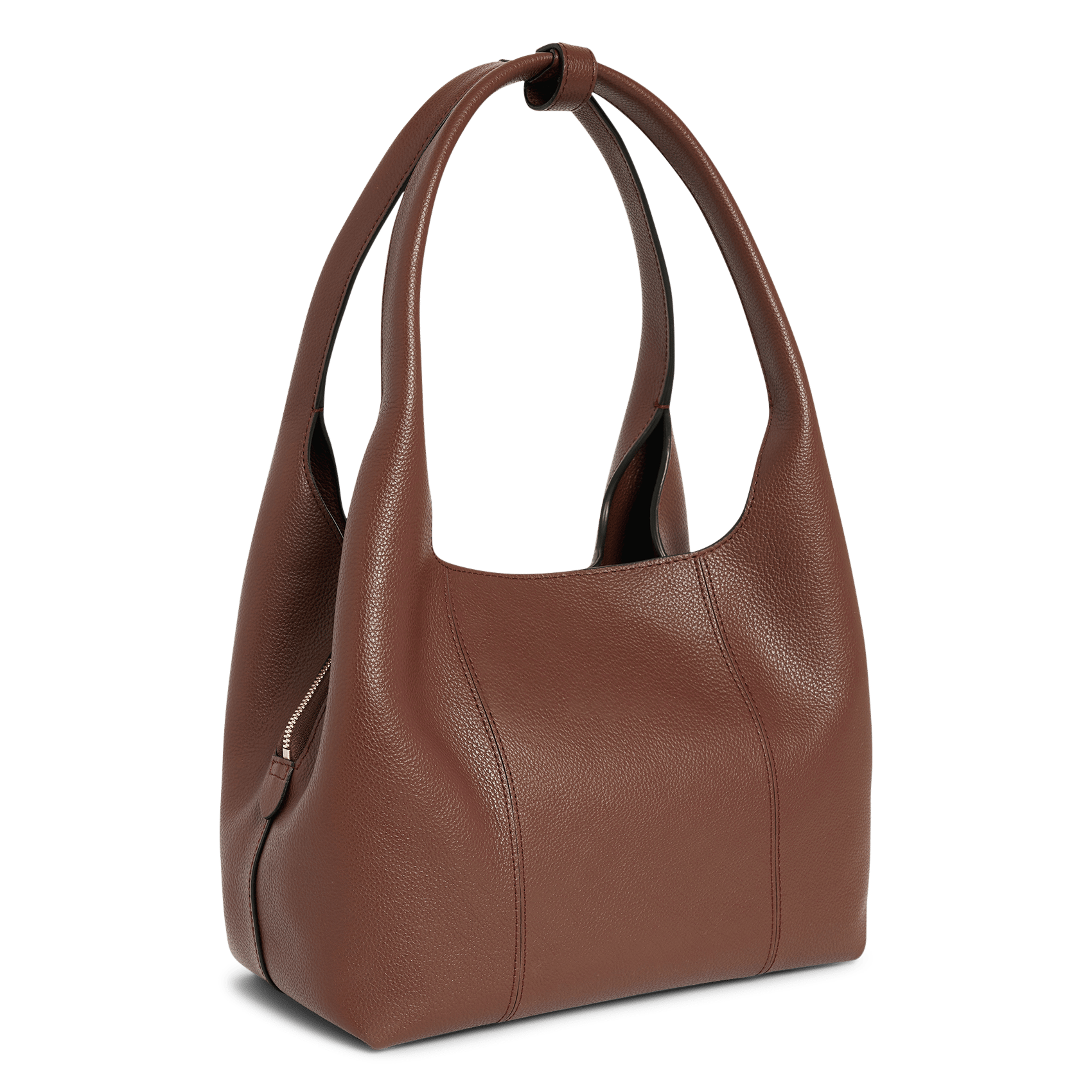 Sac porté épaule en cuir LE TANNEUR Marron