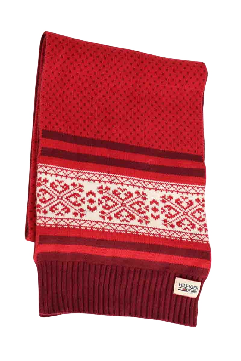 Scarf TOMMY HILFIGER - SECONDE MAIN Red