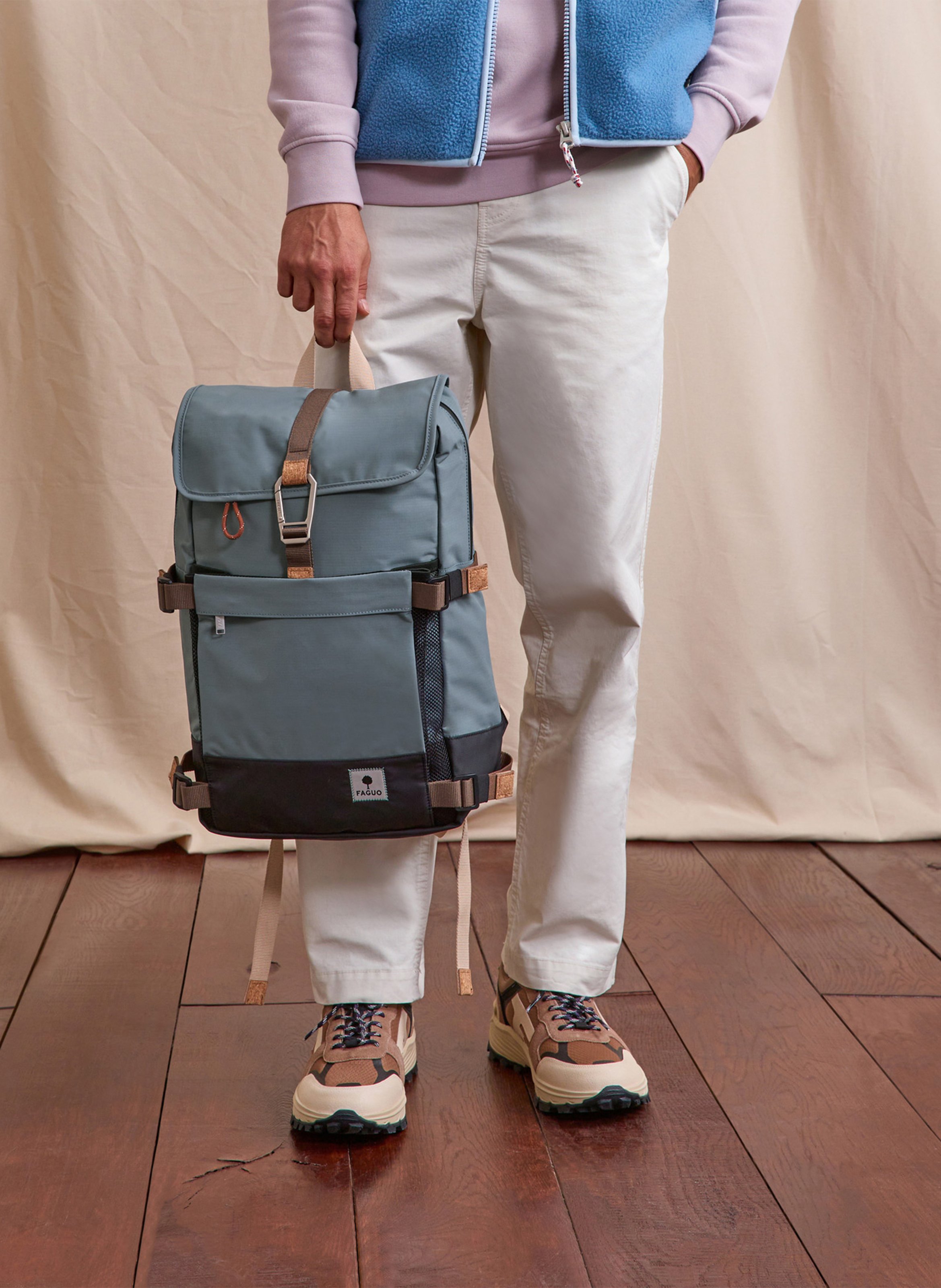 Compact backpack FAGUO Blue