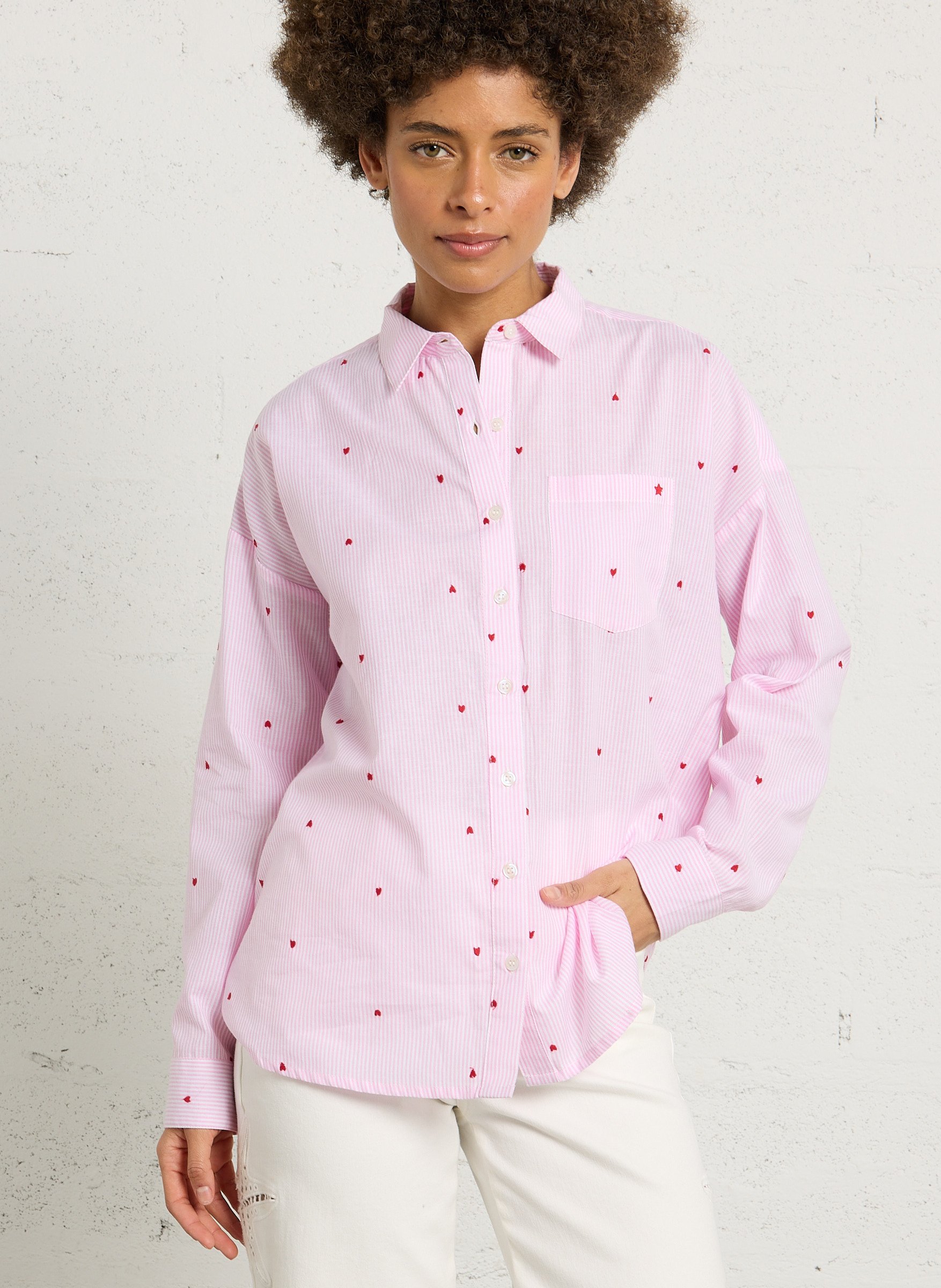 Satin-effect lace camisole LA PETITE ETOILE