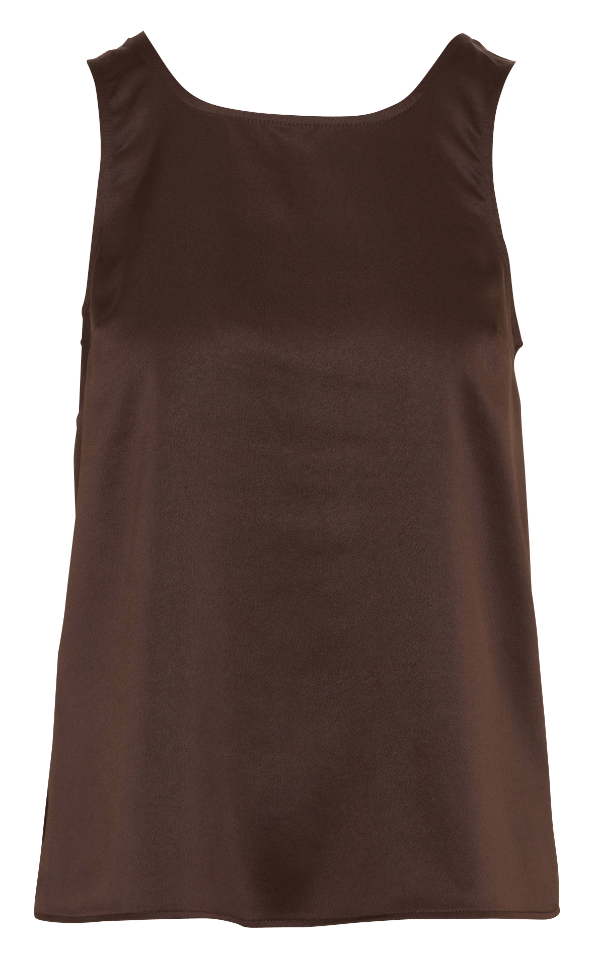 Satin round neck tank top KOOKAI