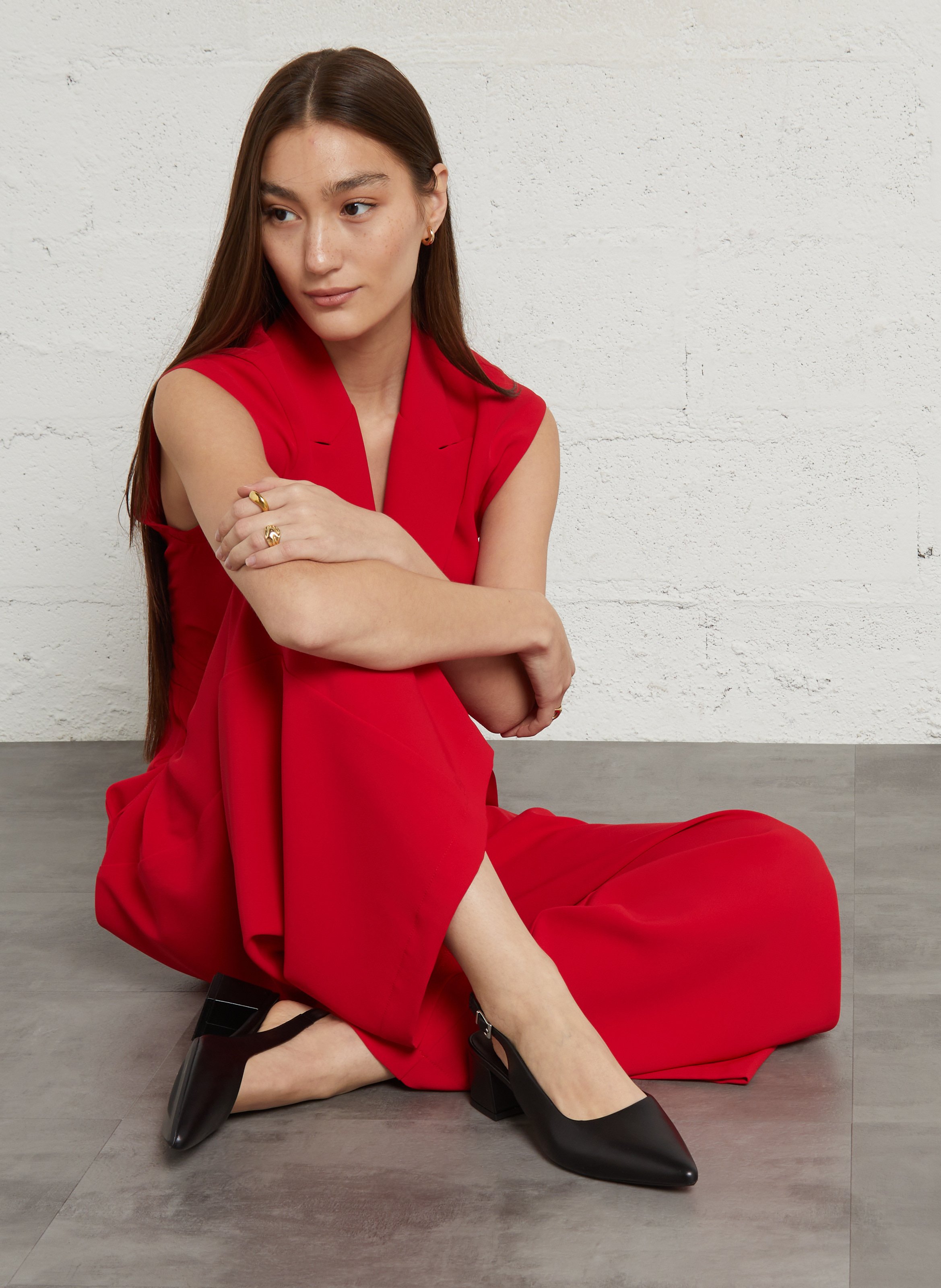 Alice - Ledersandalen mit Absatz VAGABOND Schwarz