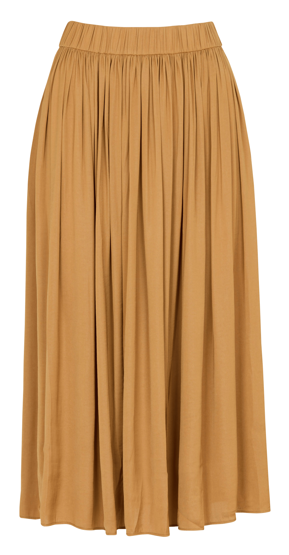 Jupe midi plissée MAISON 123 Doré