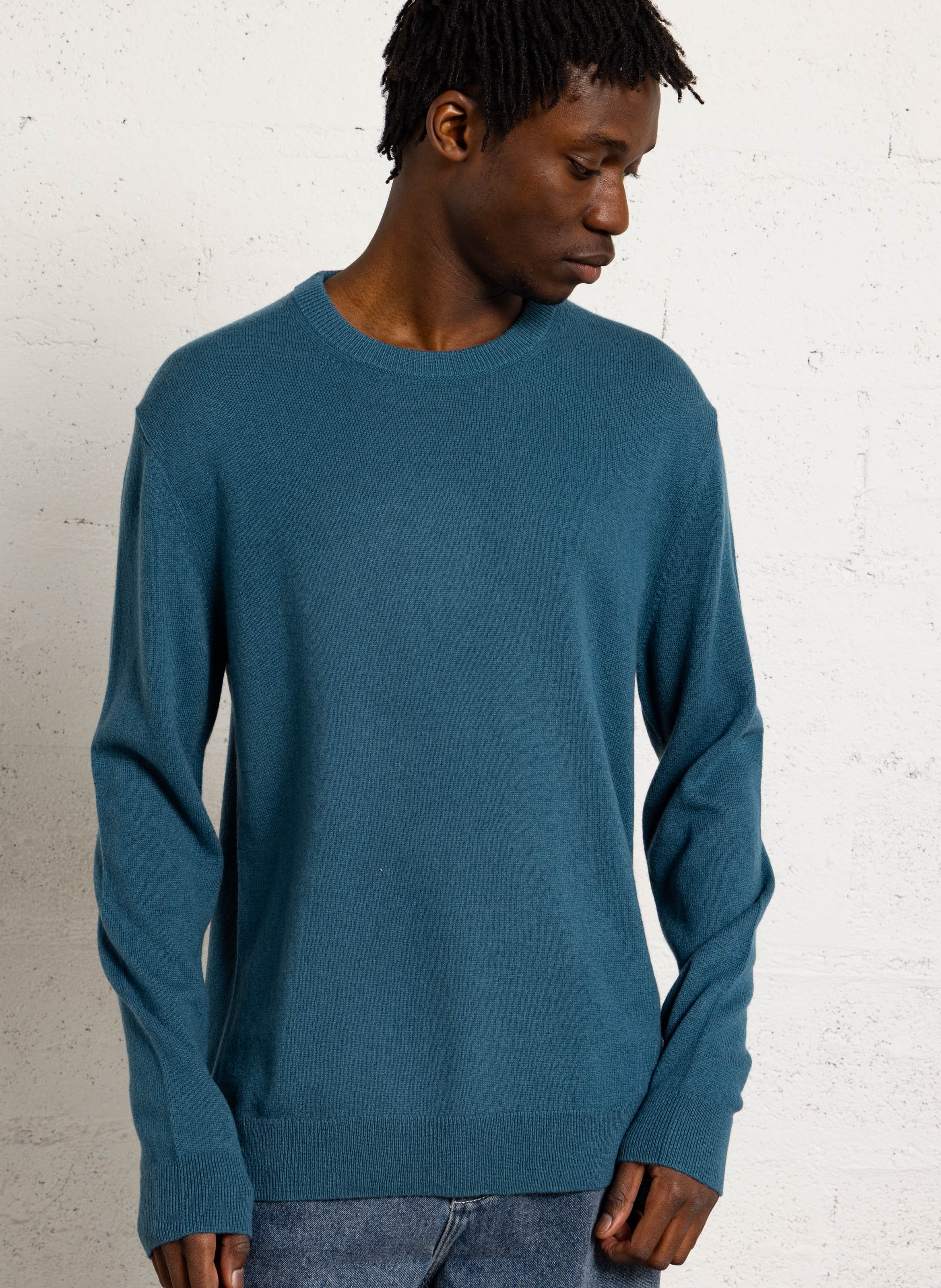 Pull col rond regular-fit en cachemire AU PRINTEMPS PARIS