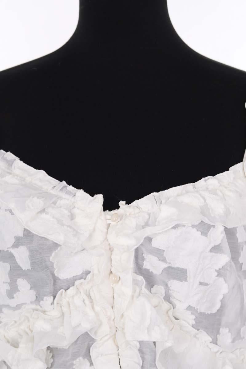 Top sans manche SEZANE - Seconde main Blanc