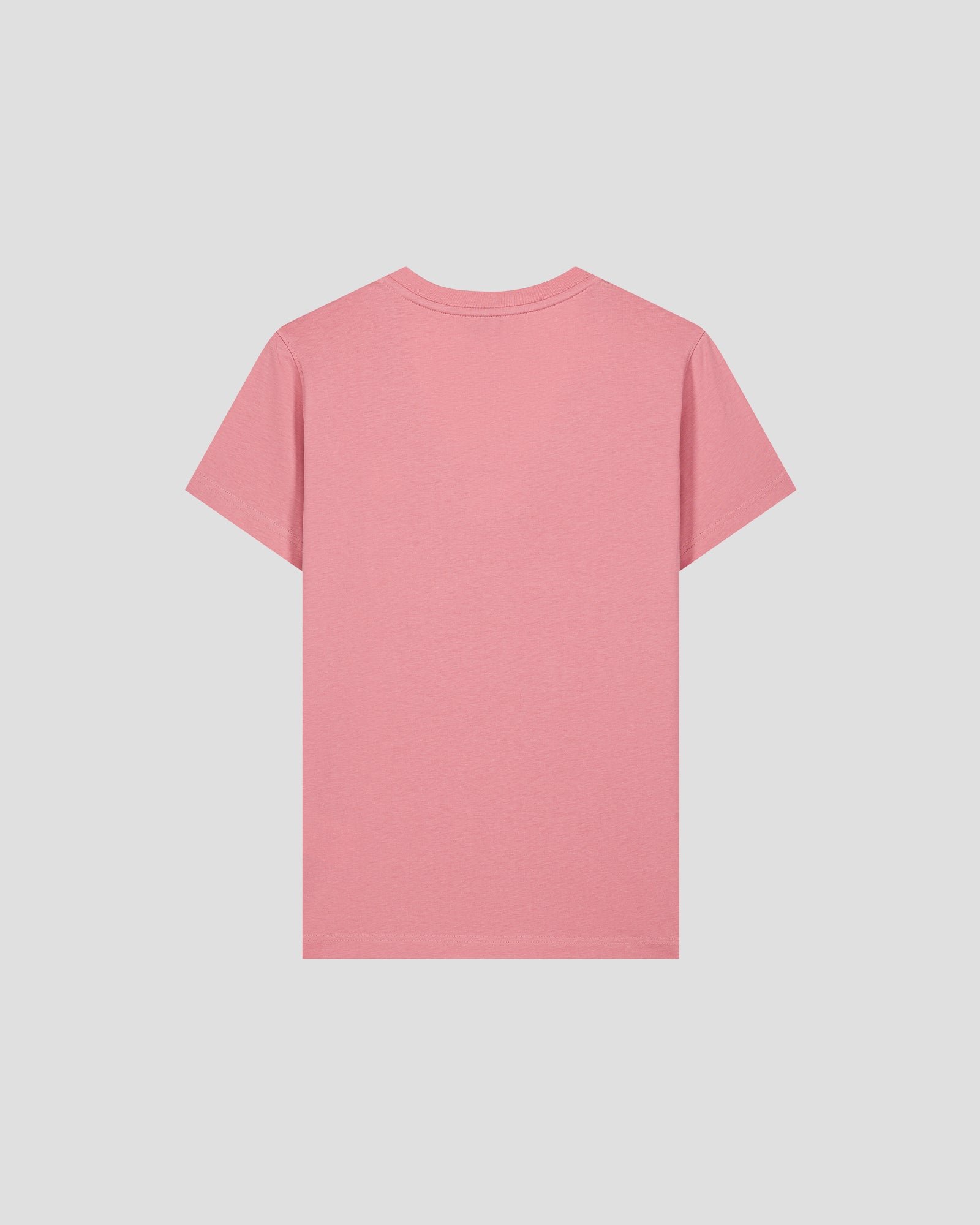Solid V-neck cotton t-shirt Sofia 2.0 JOTT Pink