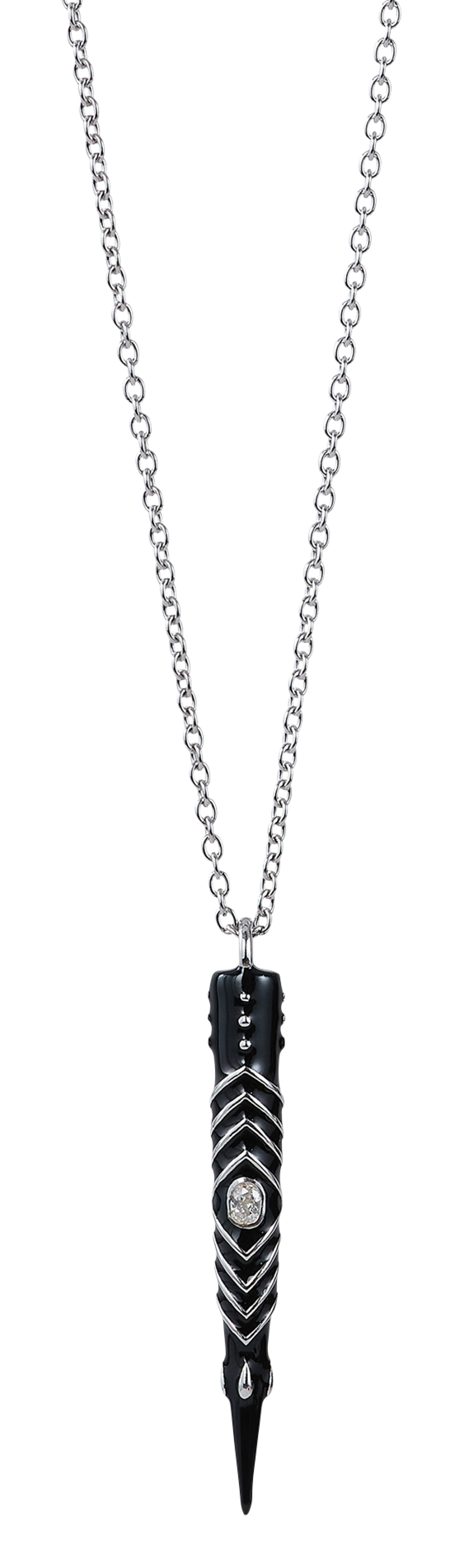 Collier long BA&SH Argent