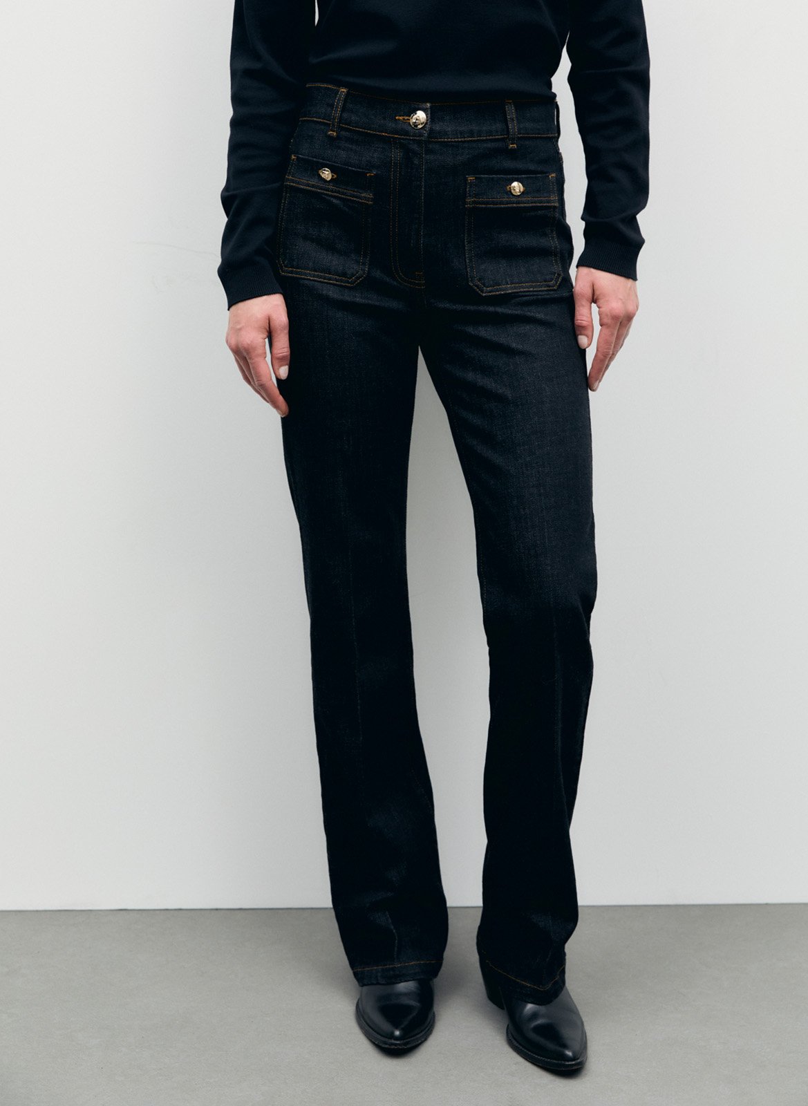 Straight Cut Jeans aus Baumwoll-Mix GERARD DAREL Schwarz