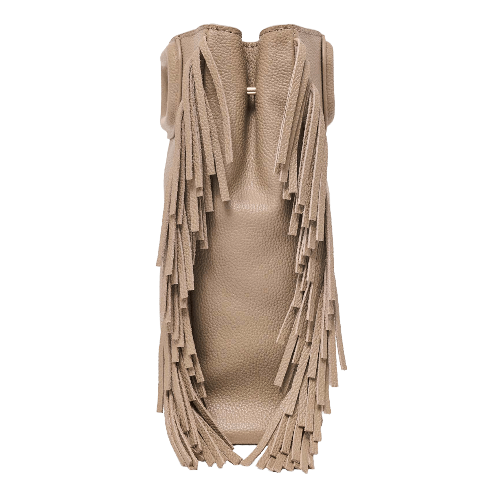 Leren clutch MAJE Bruin