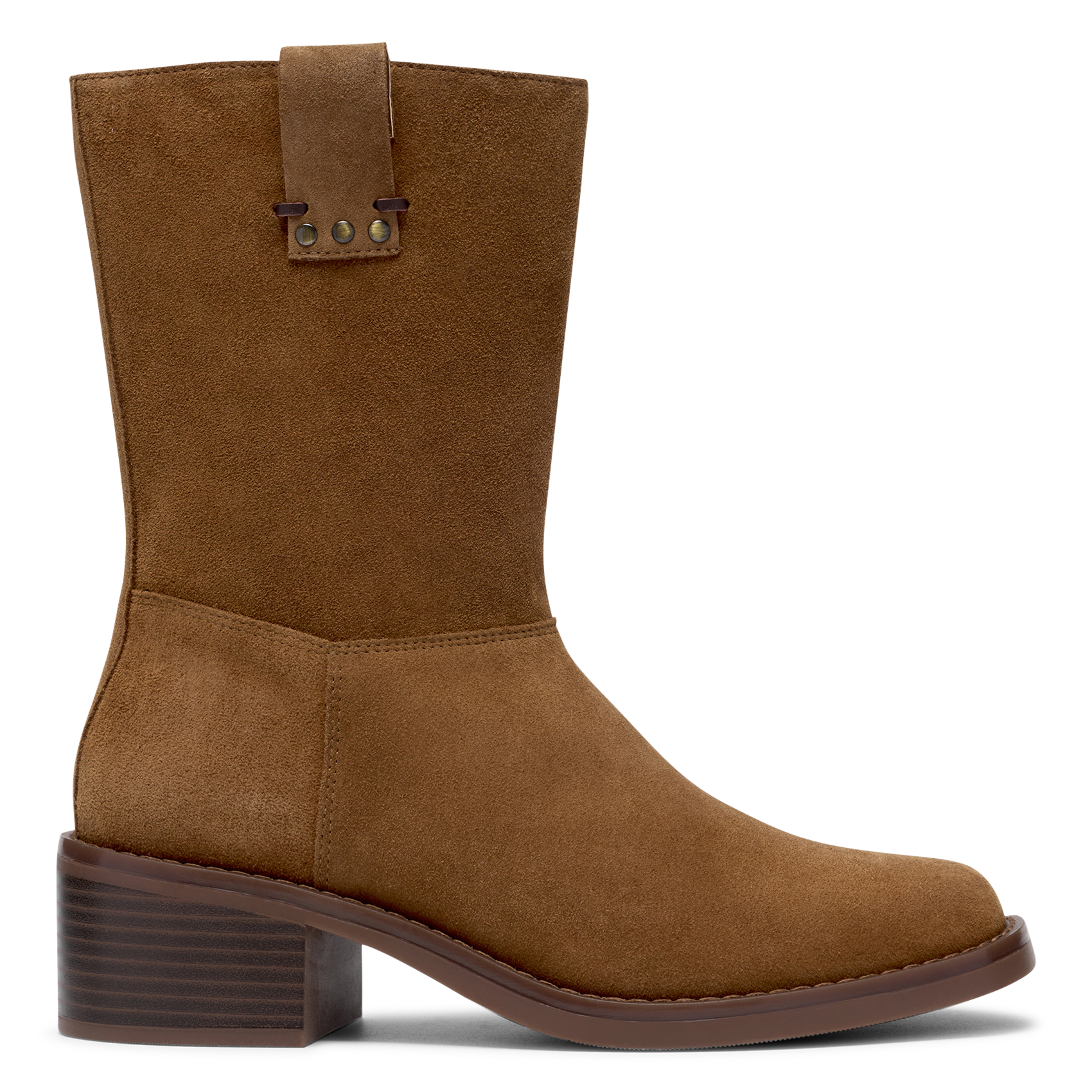 Bottines en cuir CLARKS Marron