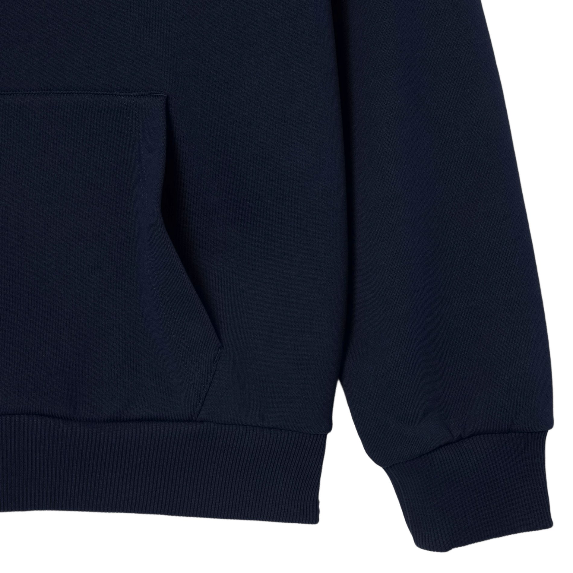 Cotton-blend hoodie LACOSTE Blue