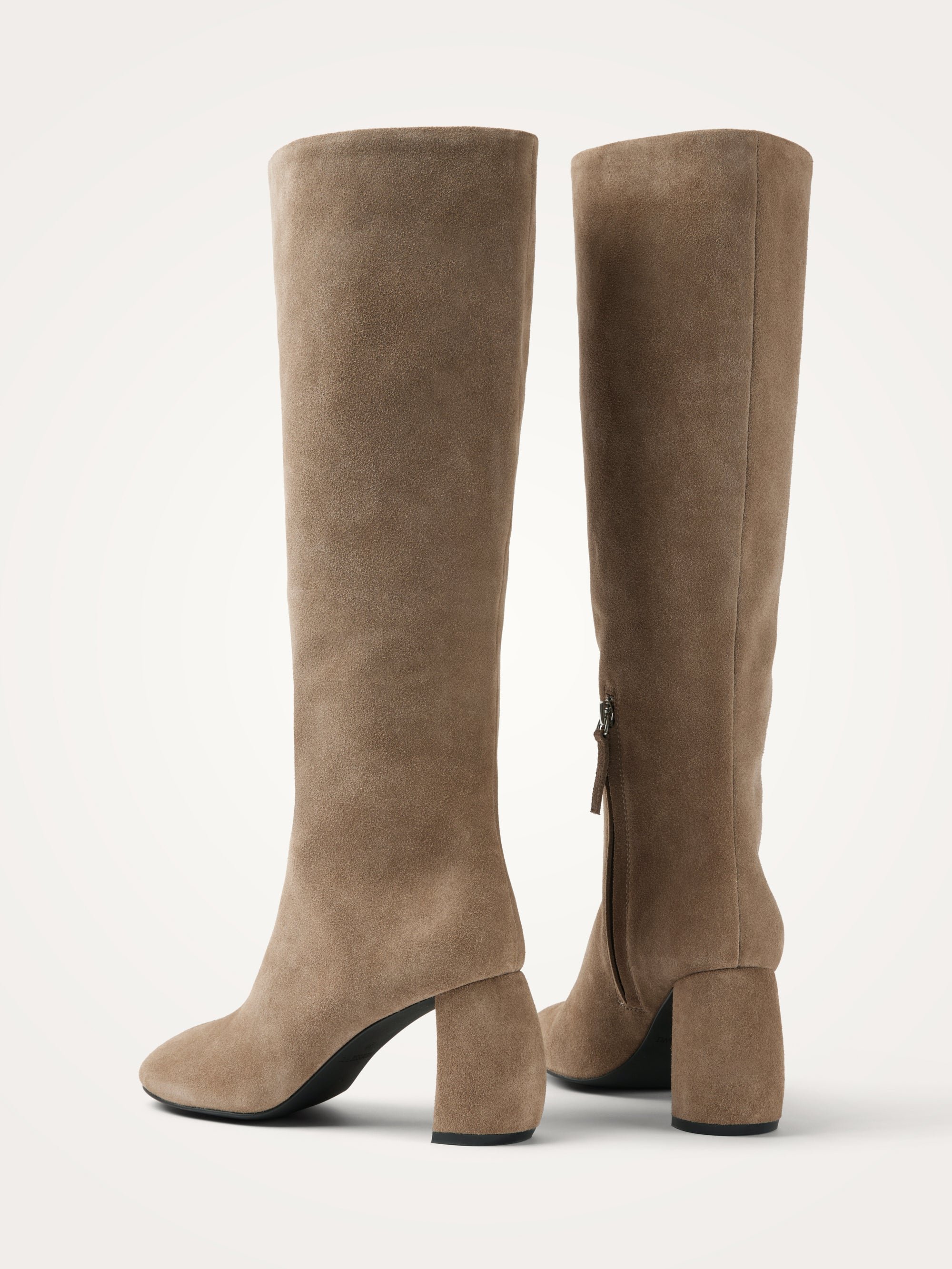 Half Moon Heel Boots VANESSA WU Beige