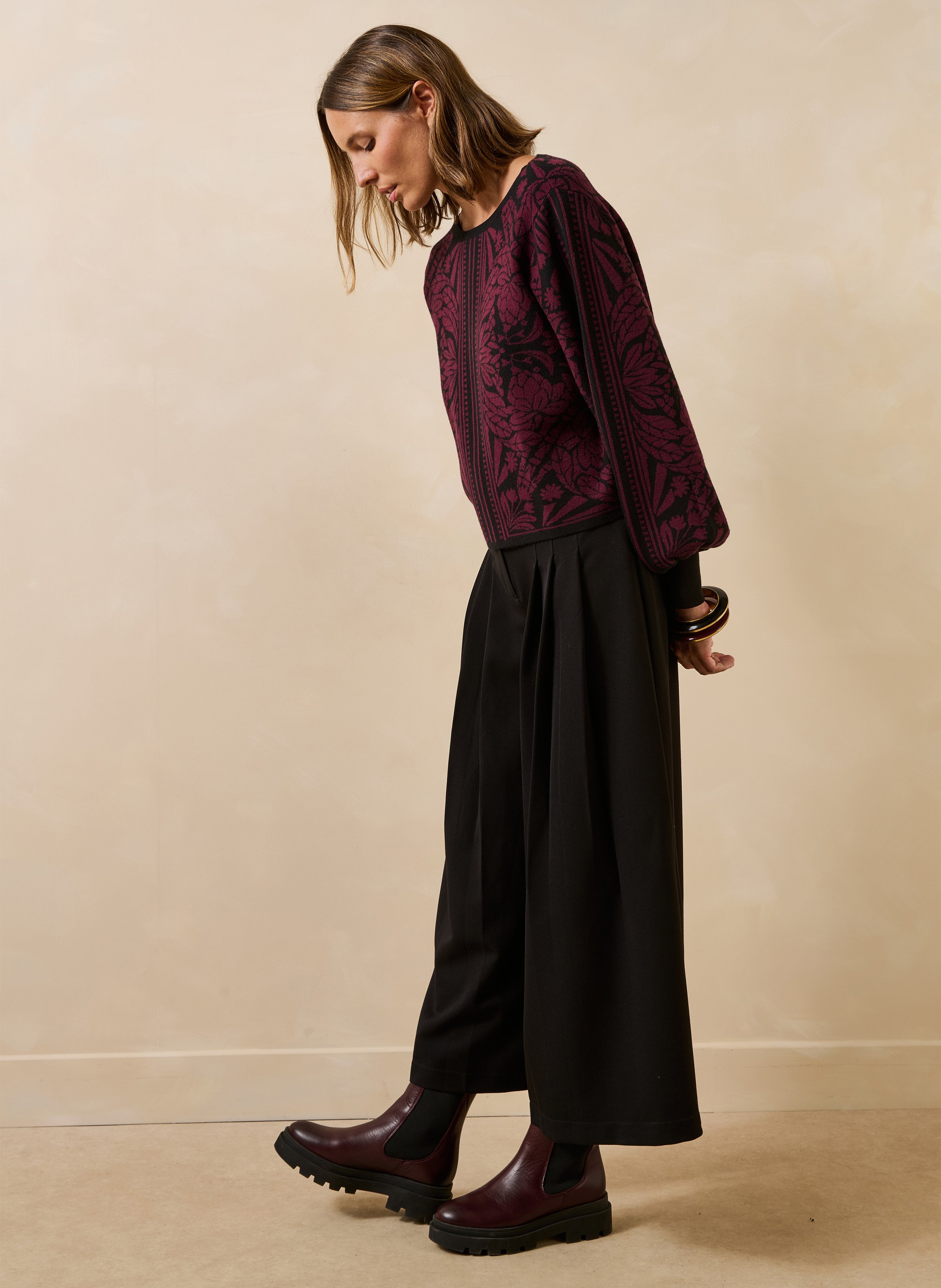 Oversize-Pullover mit Print LA FEE MARABOUTEE Mehrfarbig