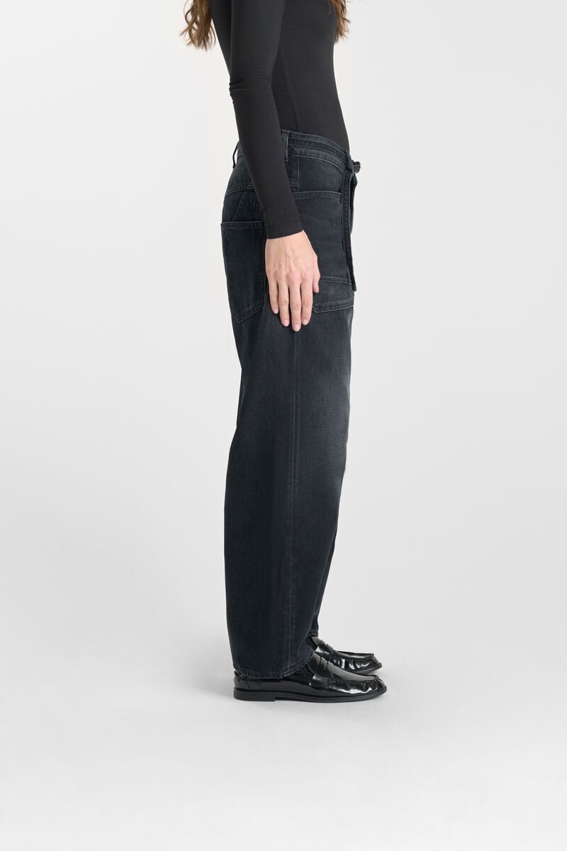 Loose-fit zip jeans LE TEMPS DES CERISES Blue