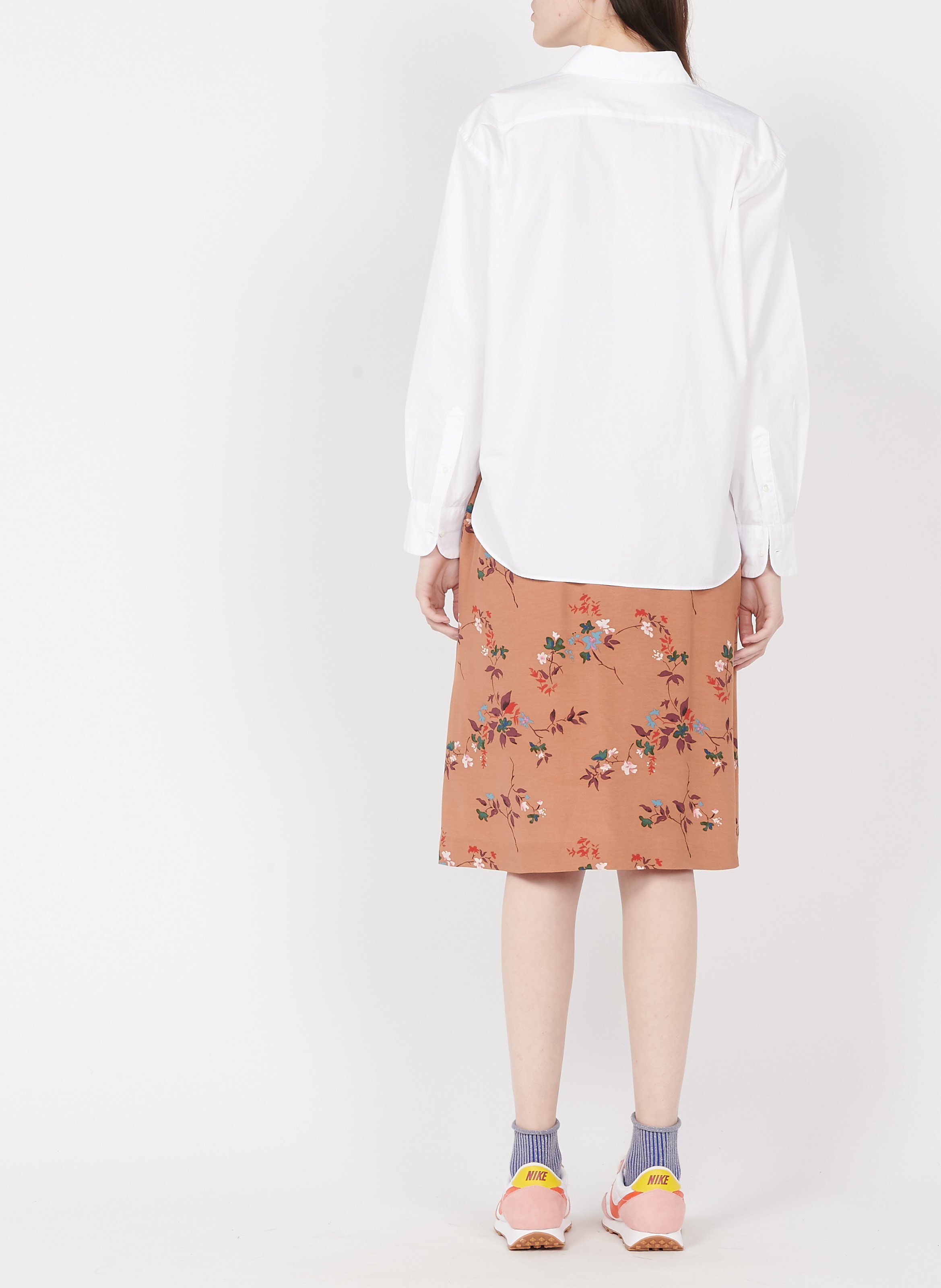 Chemise col classique en coton BELLEROSE Blanc