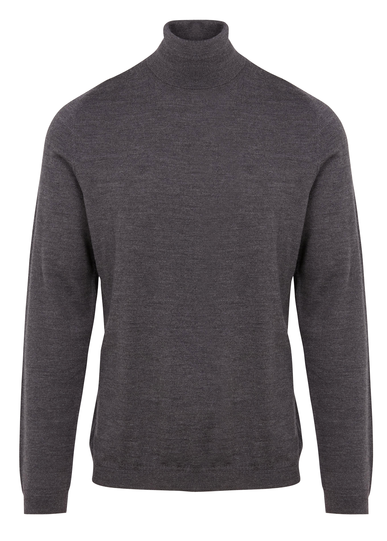 Rollkragenpullover aus Wolle, Regular Fit AU PRINTEMPS PARIS Grau