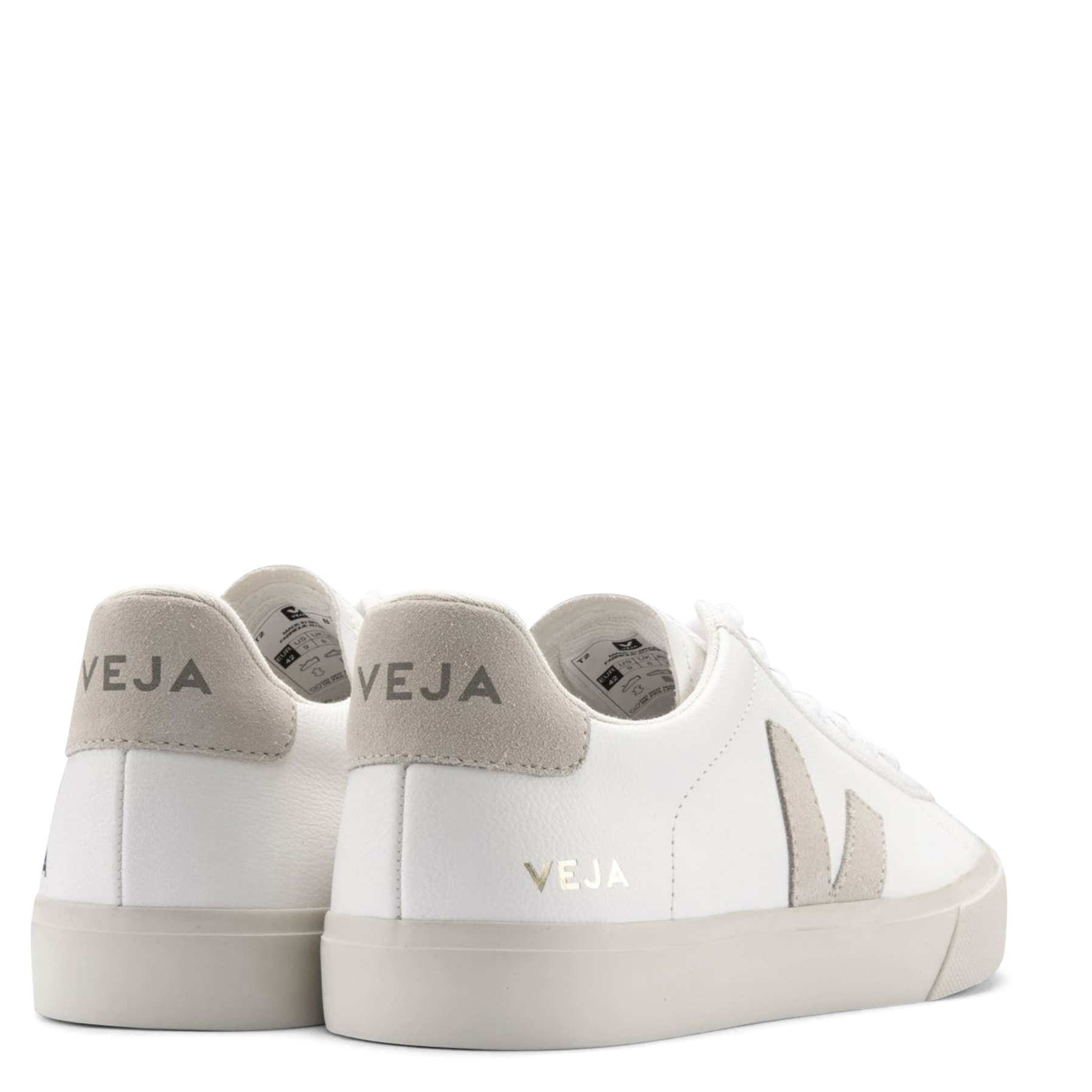 Baskets basses en cuir VEJA Blanc