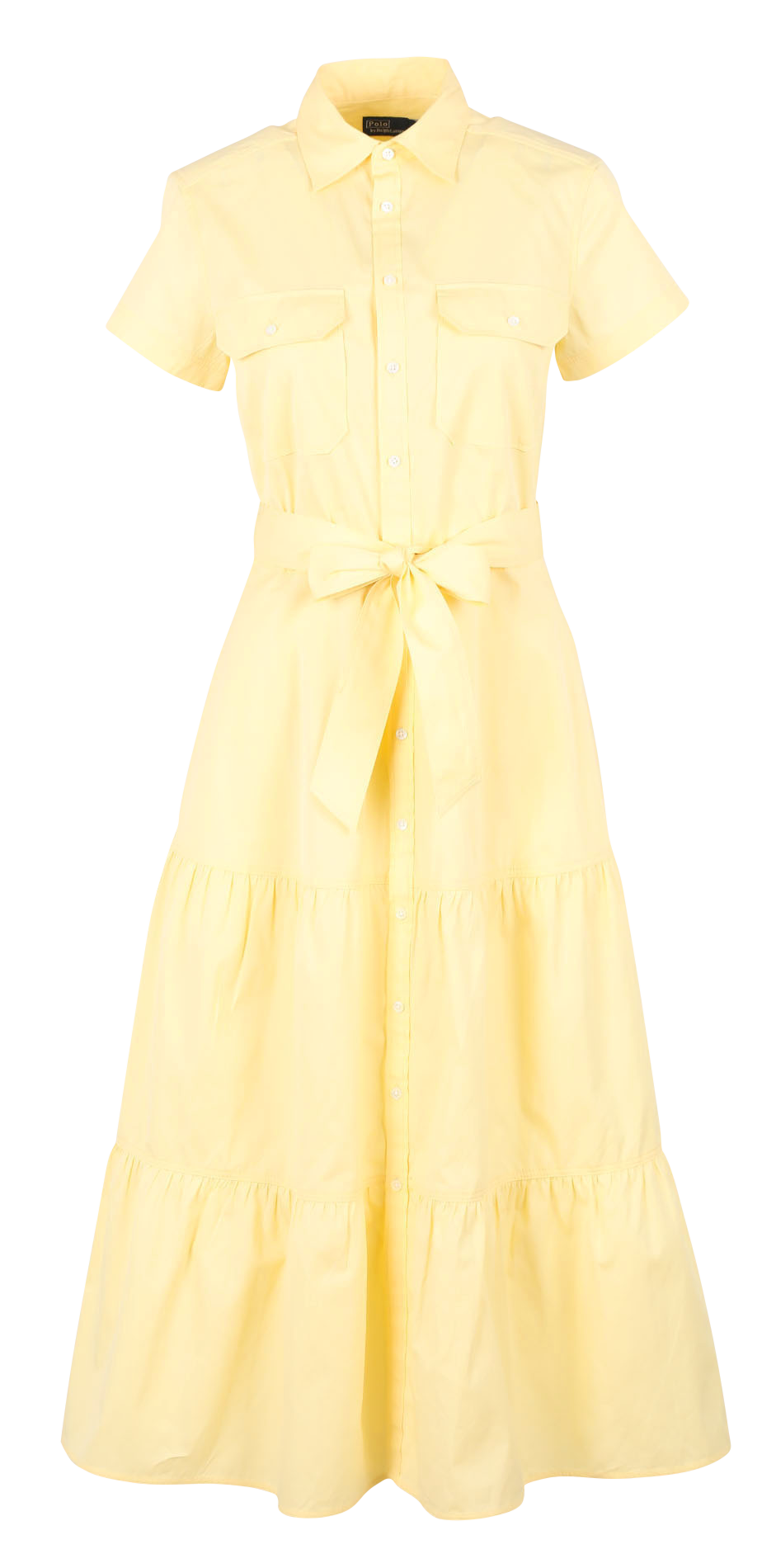 Cotton shirt dress POLO RALPH LAUREN Yellow