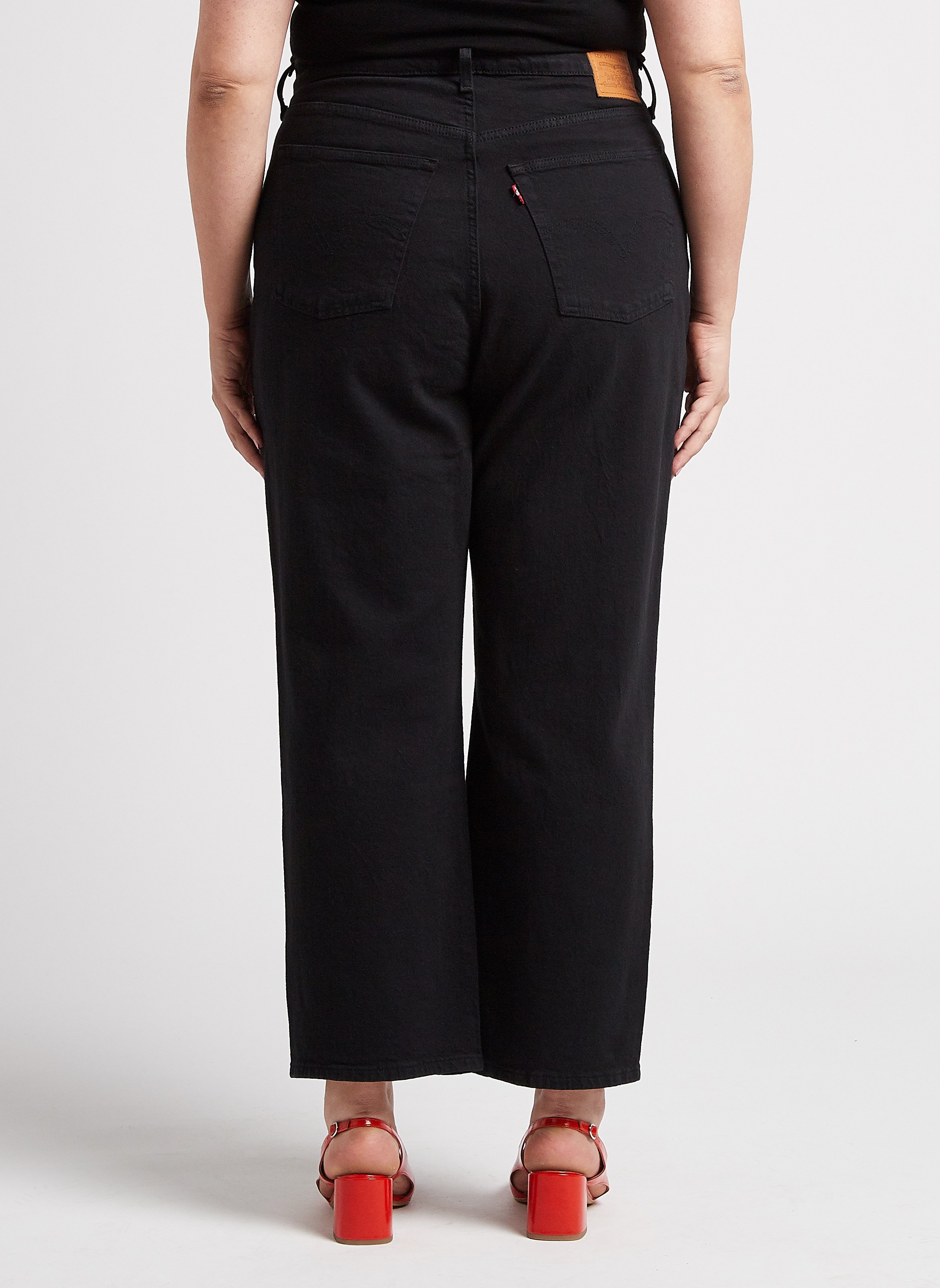 Jean droit en coton mélangé  LEVI'S Noir