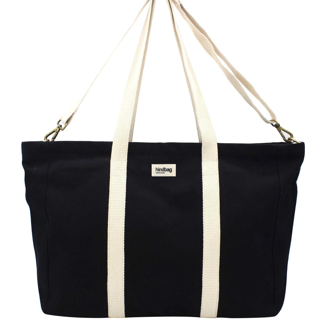 Cotton tote bag JEAN Noir