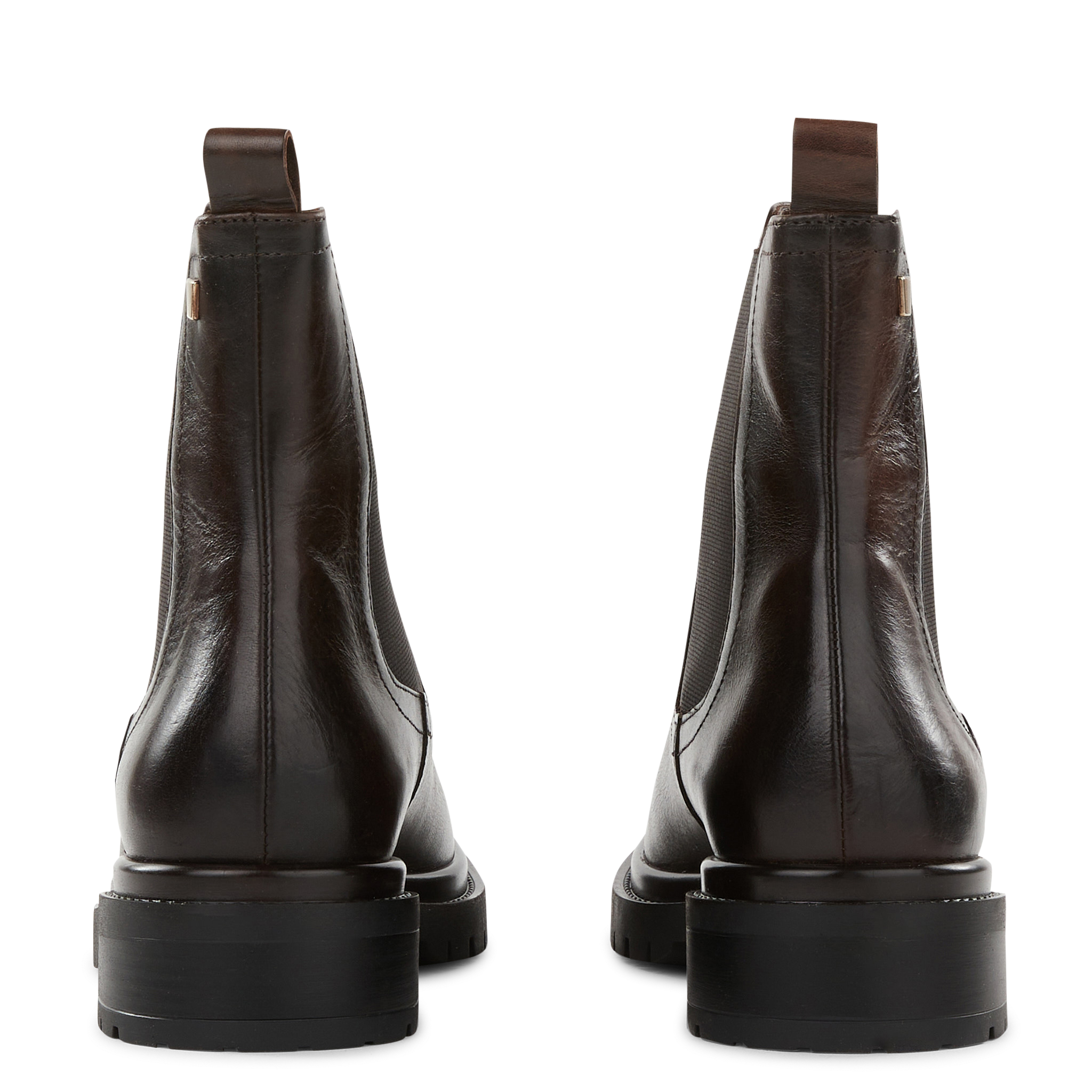 Bottines crantées en cuir JB MARTIN Marron