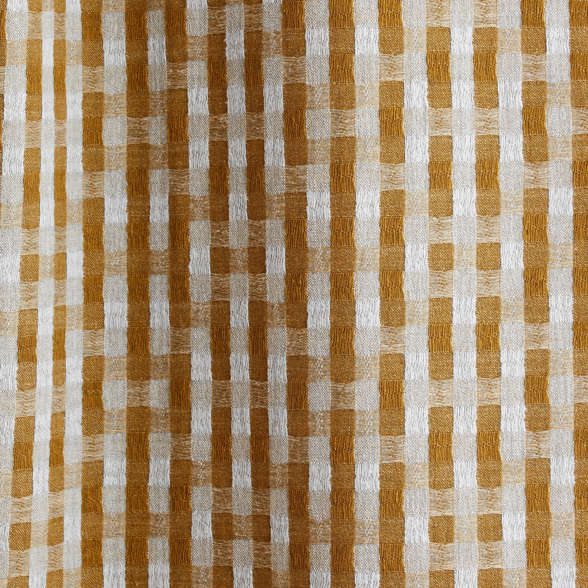 Curtain with loops MADURA Yellow