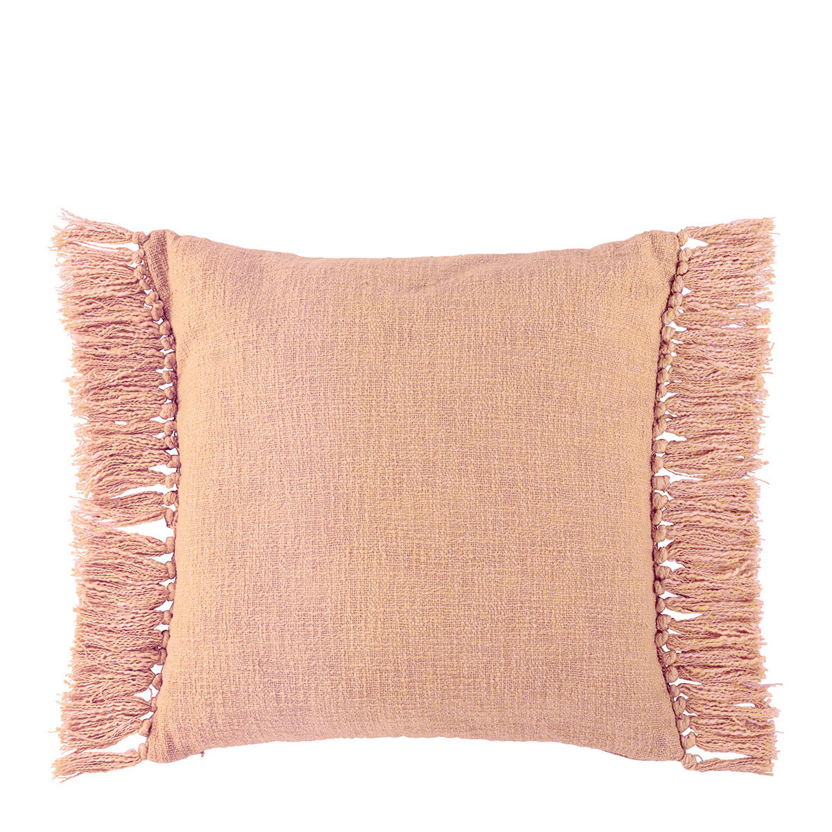 Iridescent velvet cushion cover BLANC D'IVOIRE Pink