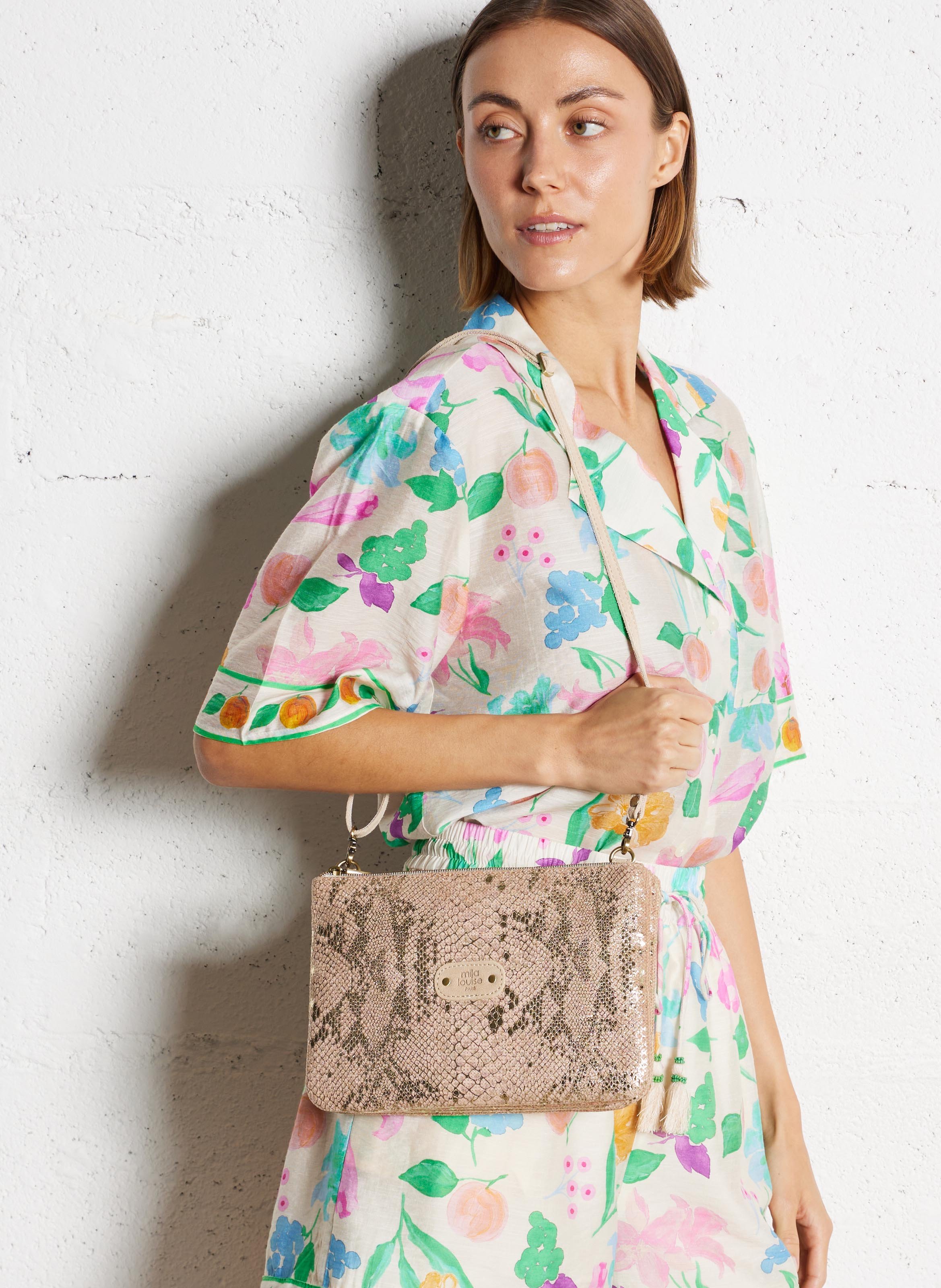 Handtasche MILA LOUISE Braun