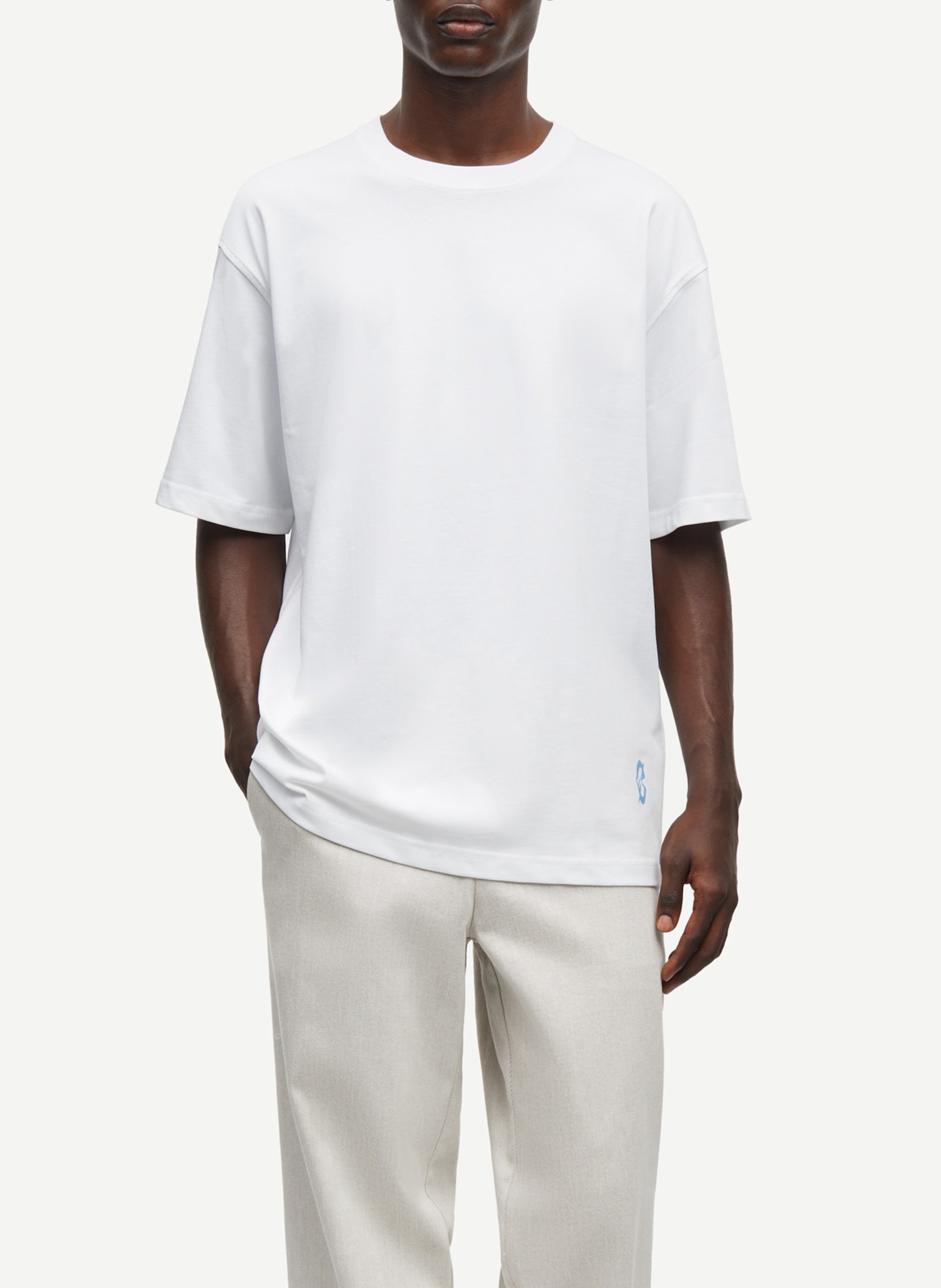 Tee-shirt droit en coton bio  SAMSOE SAMSOE Multicolore