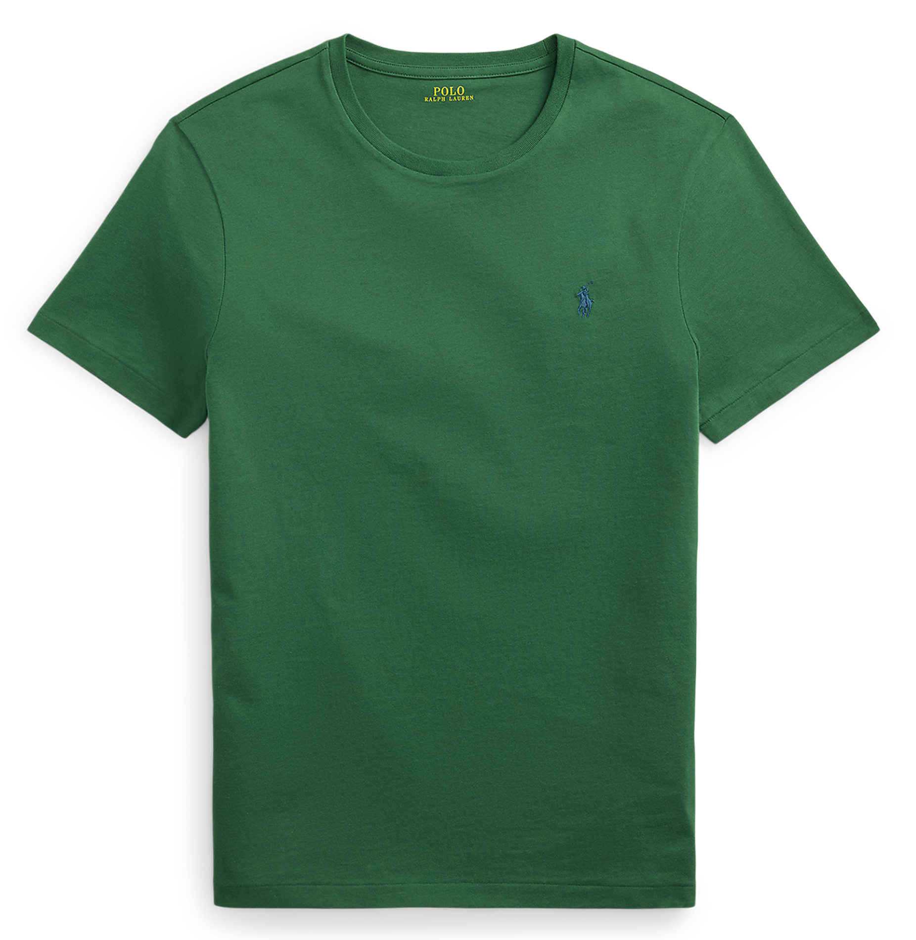 Tee-shirt col rond slim-fit en coton POLO RALPH LAUREN Vert