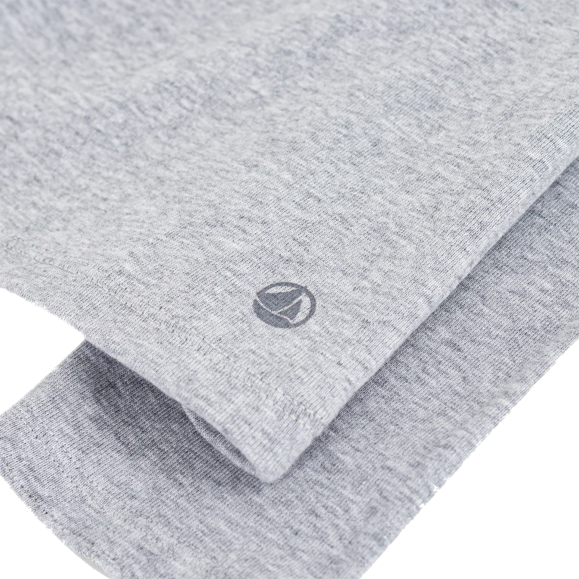 Tee-shirt col rond en coton PETIT BATEAU Gris