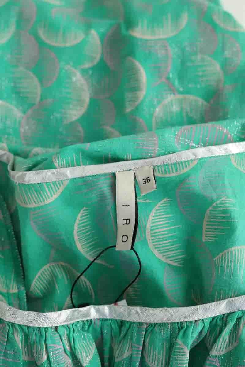 Cotton dress IRO - Seconde Main Green