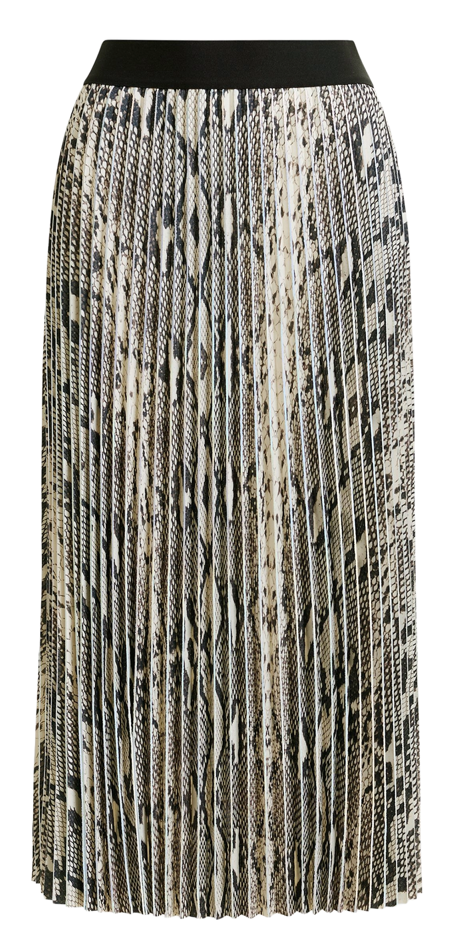 Jupe mi-longue plissée serpent ESSENTIEL ANTWERP Vert