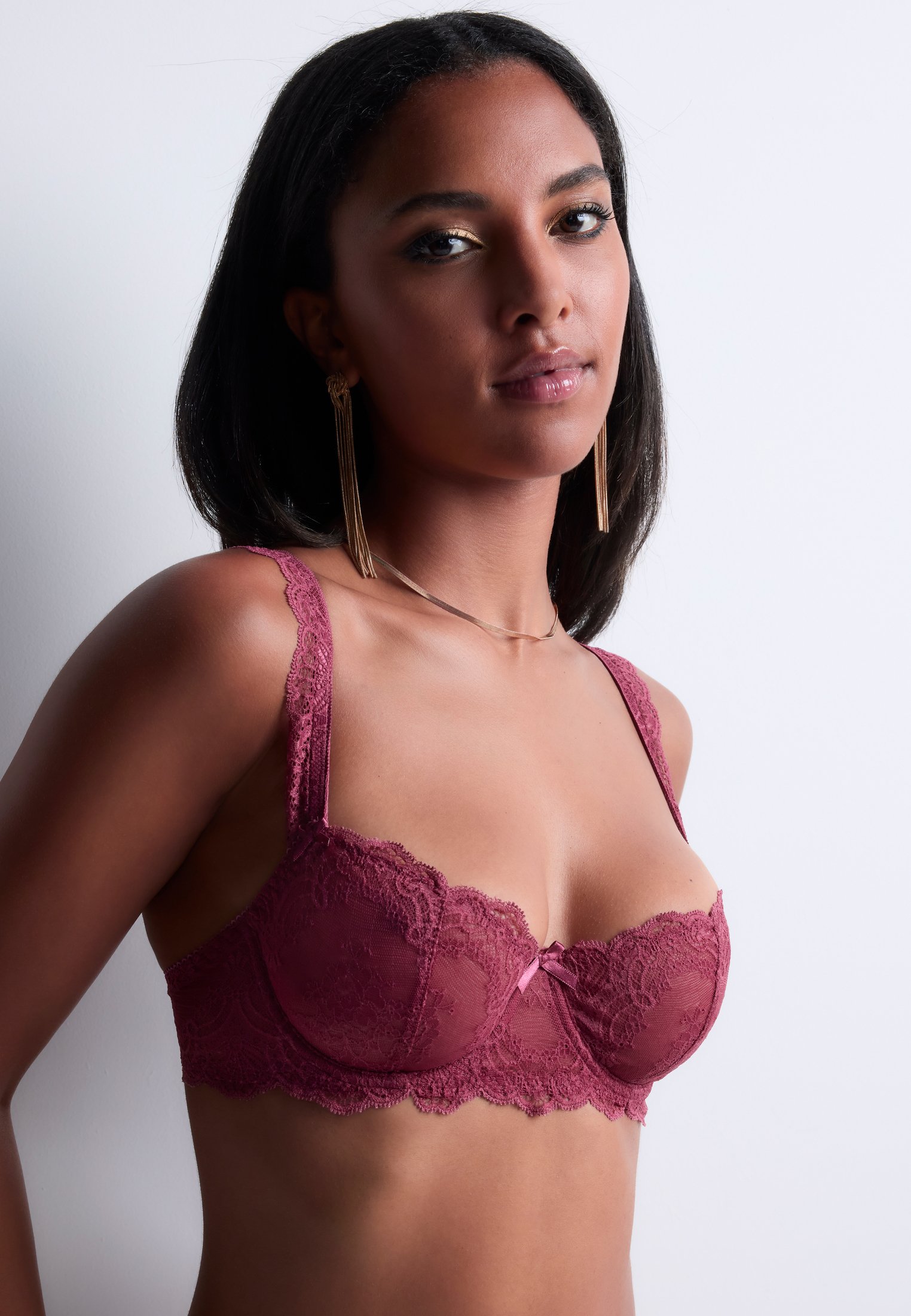 Balconette bra AUBADE Pink