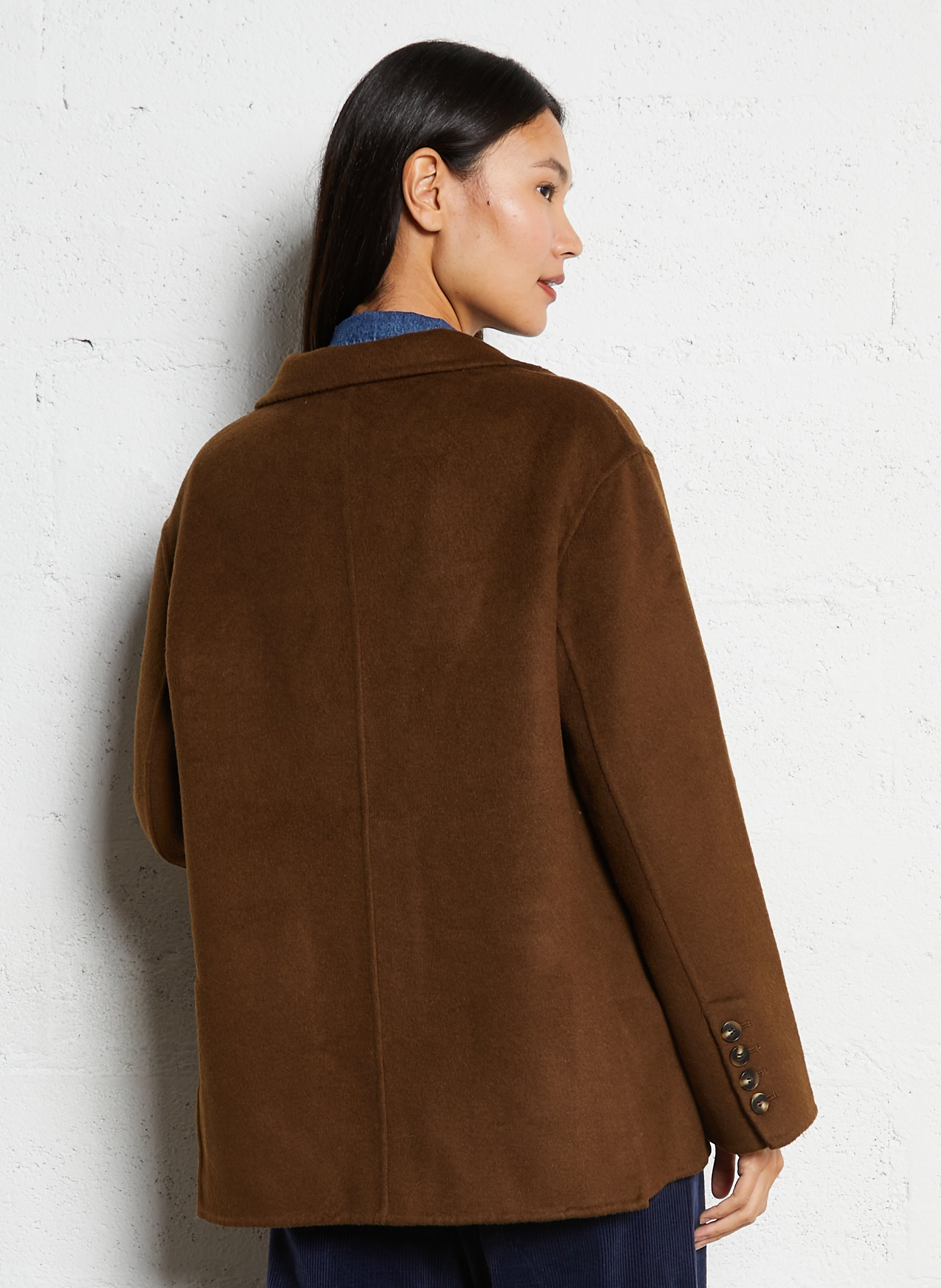 Wool-blend blazer HOD PARIS Brown
