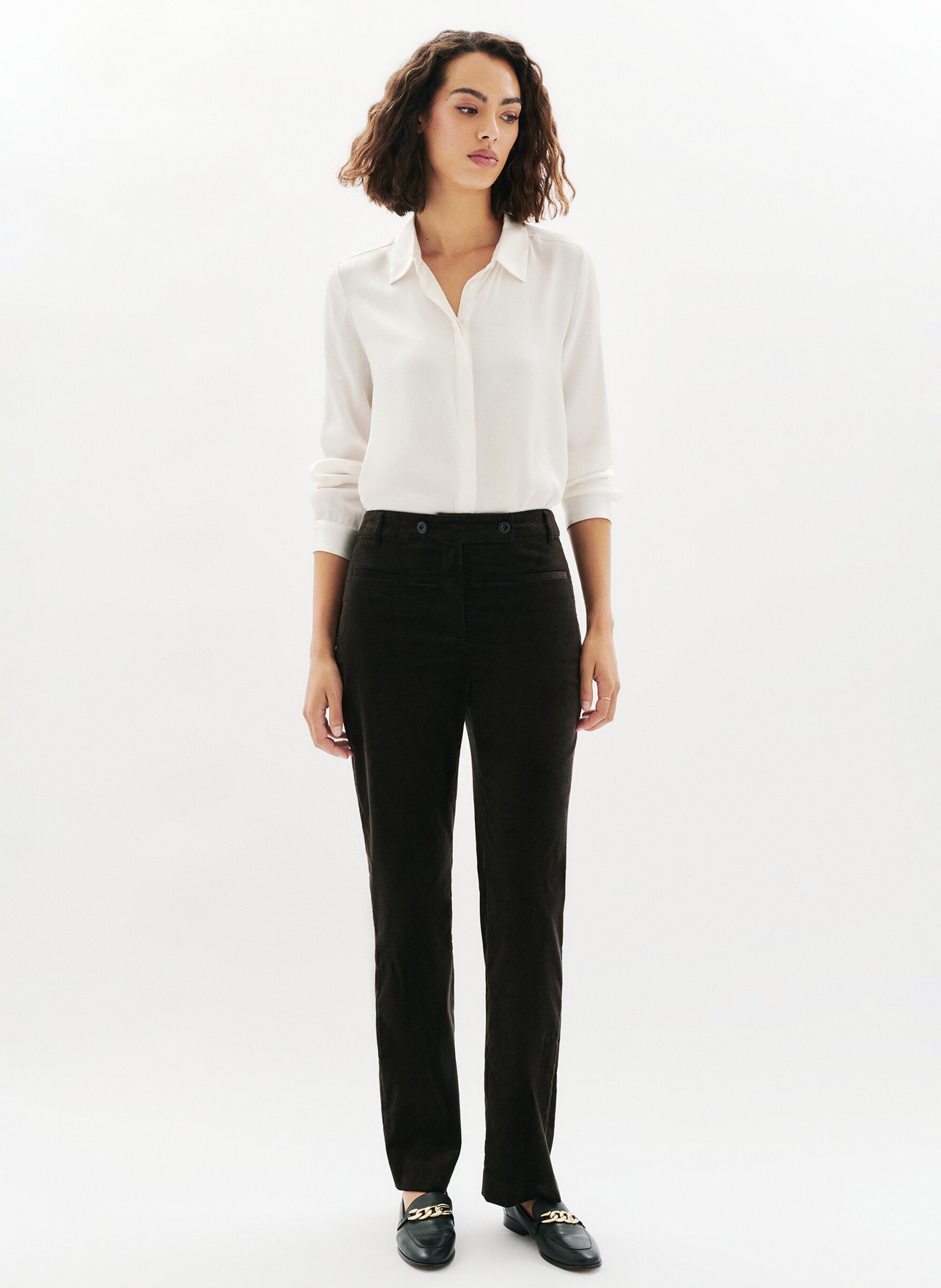 Carrot trousers CAROLL Brown