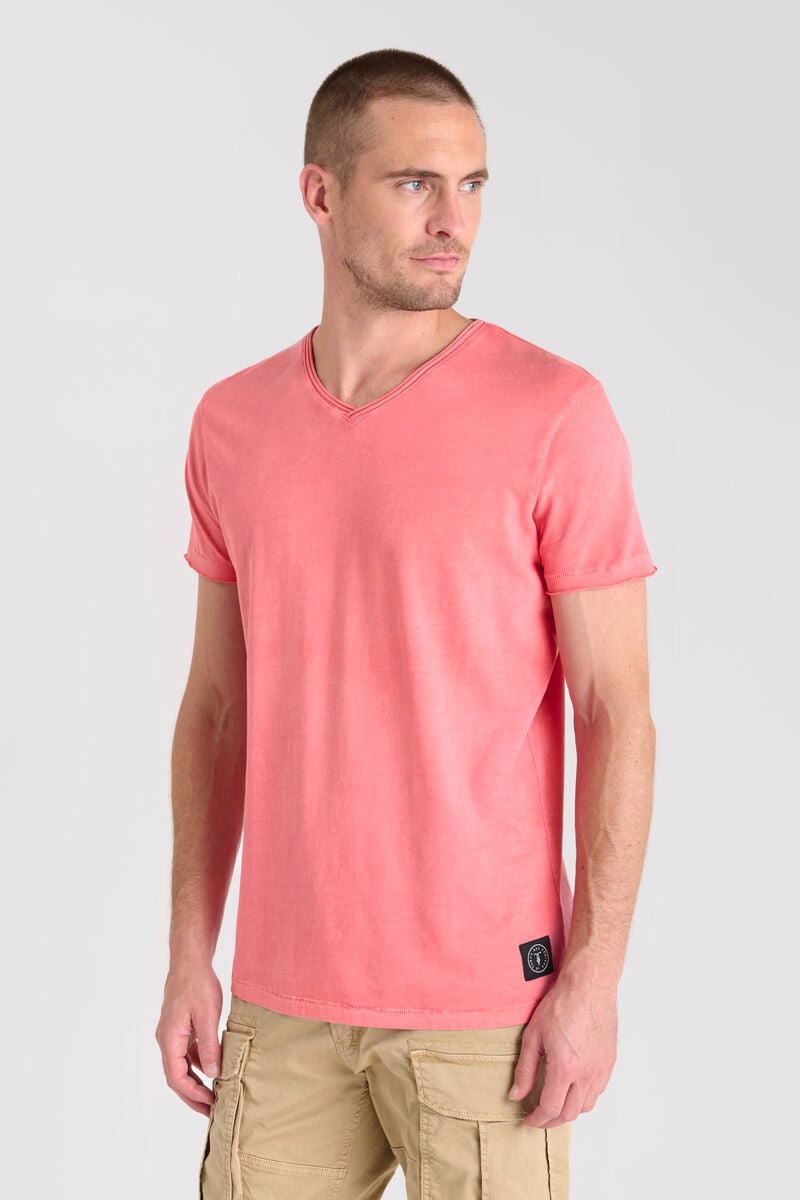 Tommy Badge T-shirt LE TEMPS DES CERISES Pink