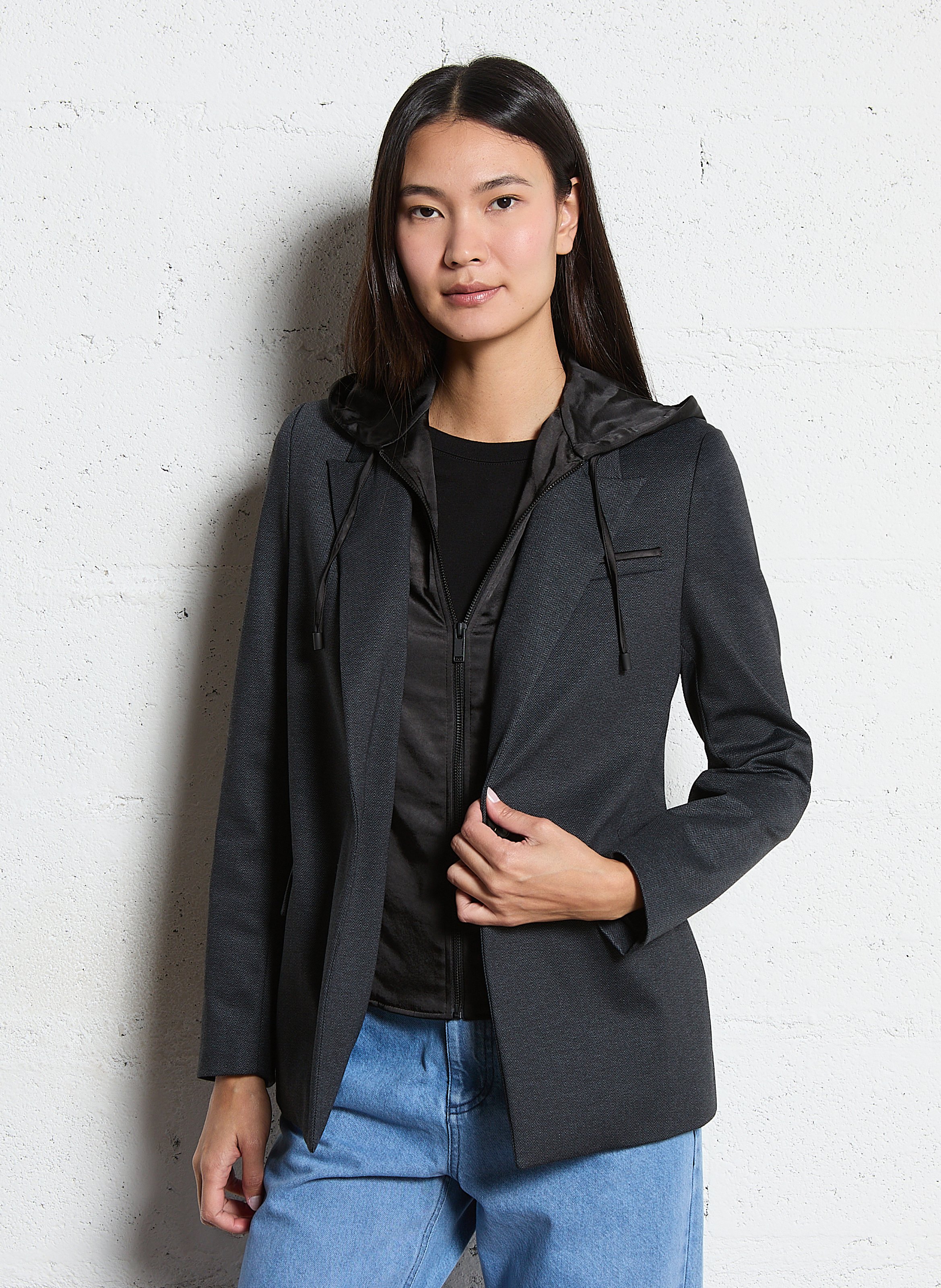 Fitted suit jacket IKKS Grey