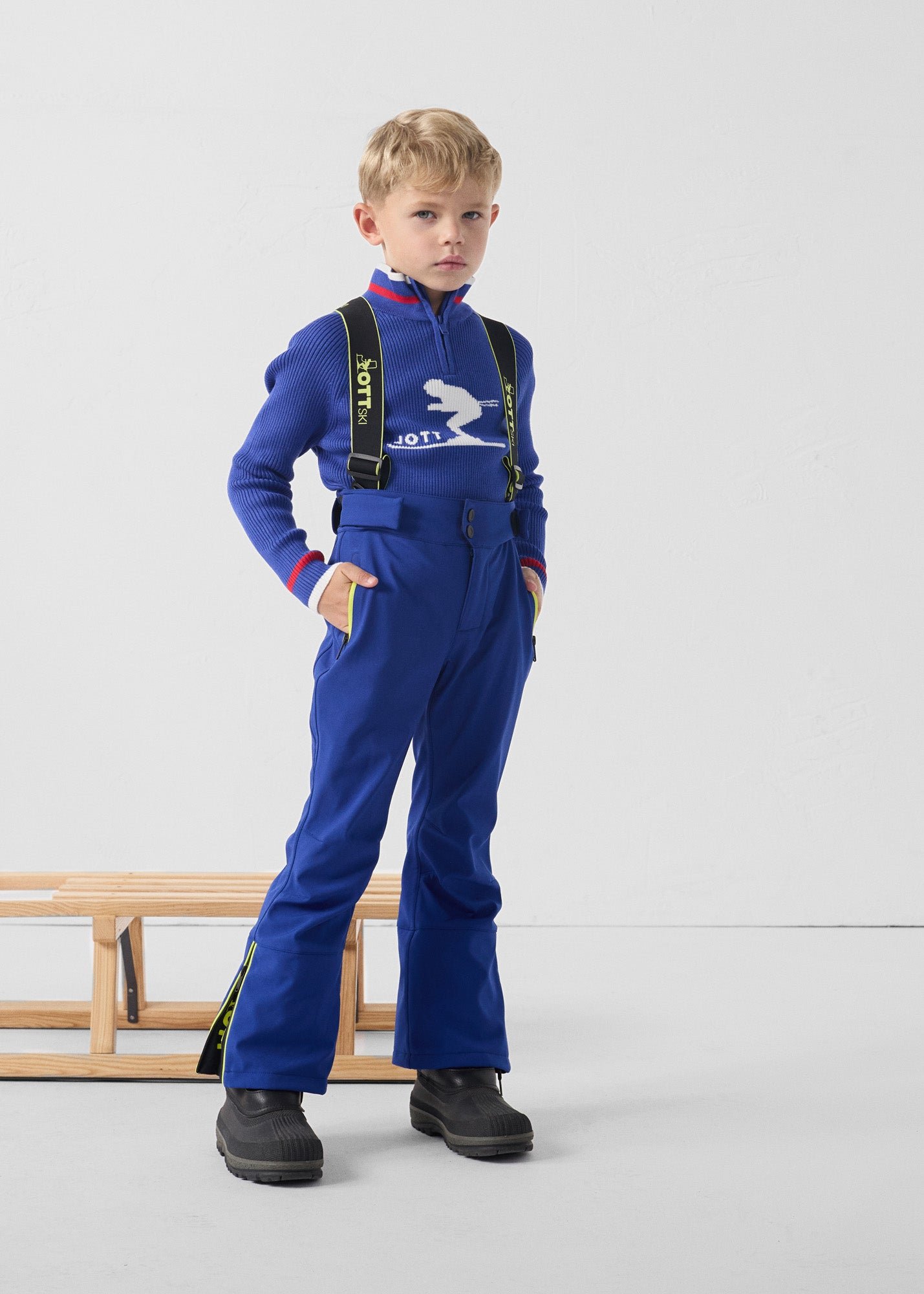 Extreme cold weather ski pants - Prebois JOTT Blue