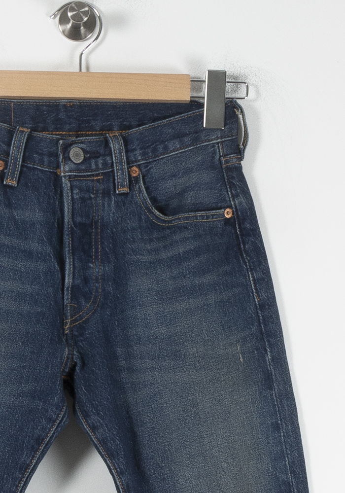 Cropped slim jeans with studs LEVI'S - Seconde main Blue