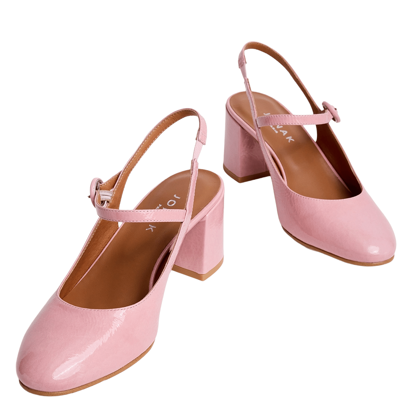 Mary Jane in pelle JONAK Rosa