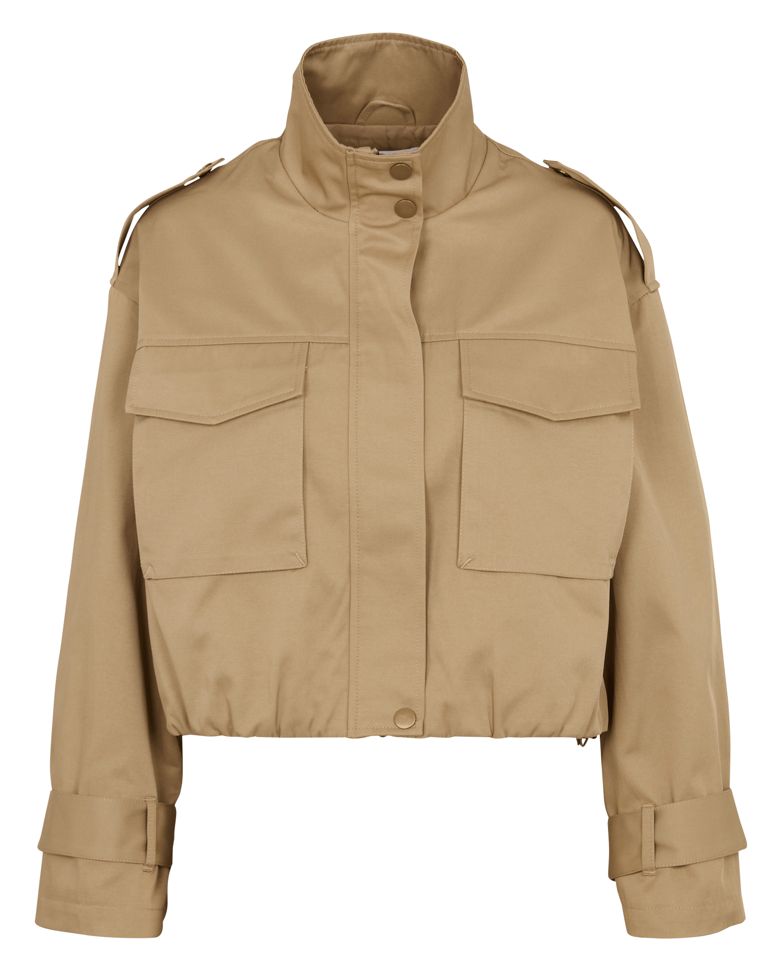 Gerader Blouson mit Stehkragen KOOKAI Beige