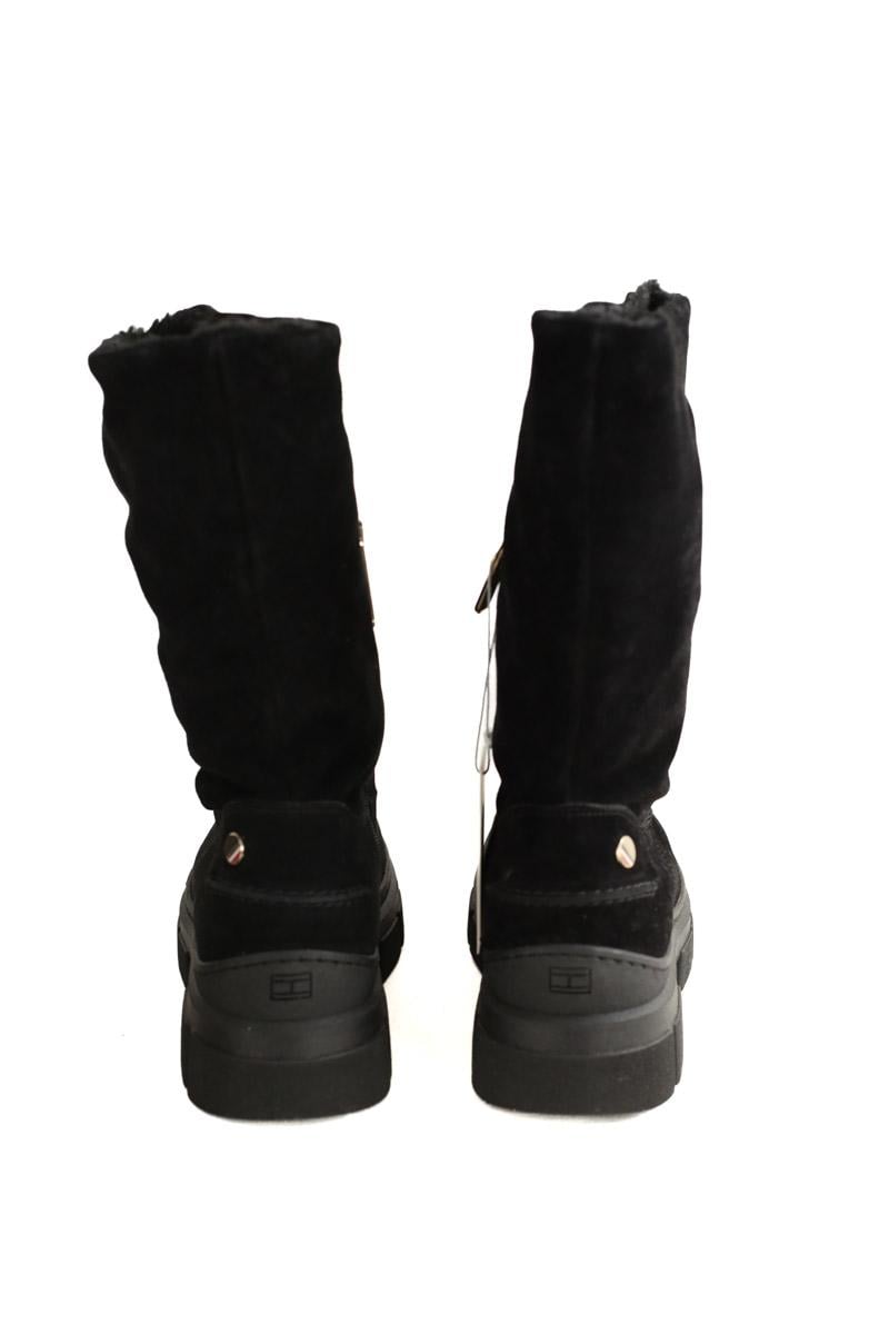 Boots TOMMY HILFIGER - SECONDE MAIN Noir