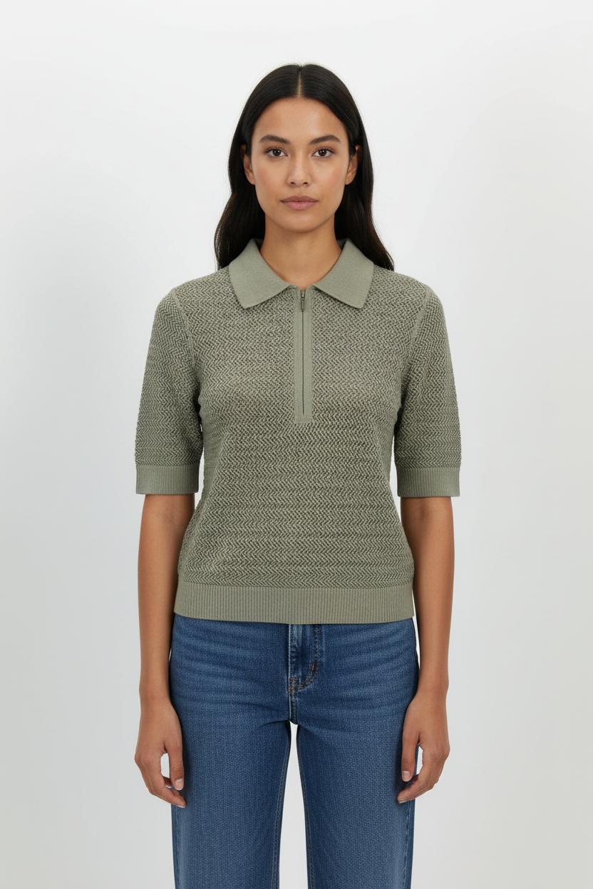 Tommy Badge T-shirt COMPTOIR DES COTONNIERS - Seconde main Green