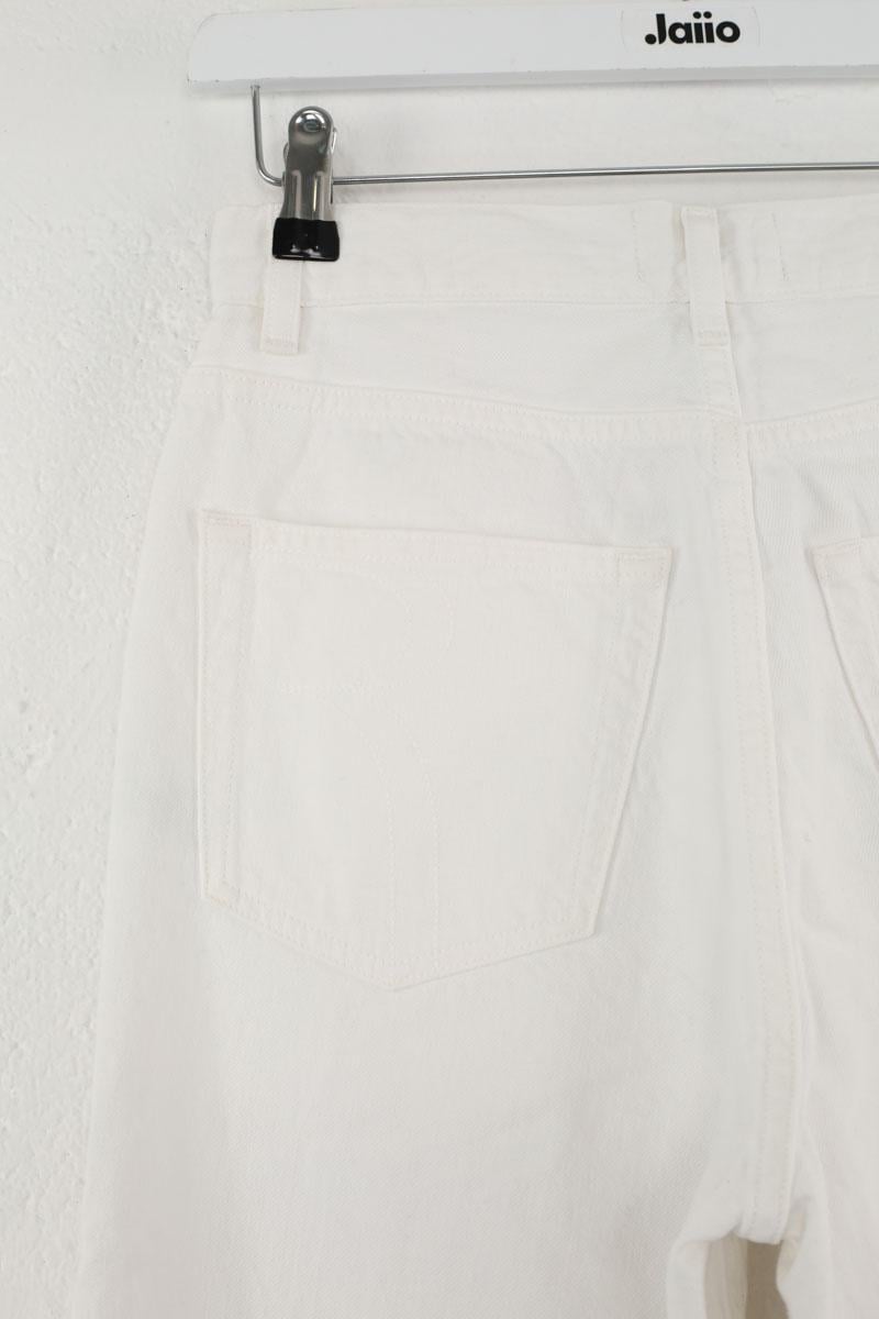Straight cotton-blend pants ROUJE - Seconde Main White