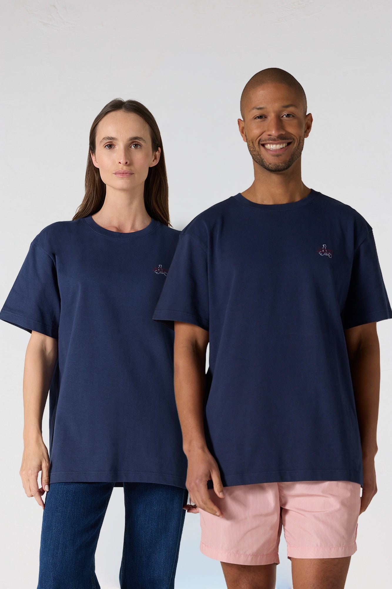 Round neck unisex T-shirt JOTT Blue